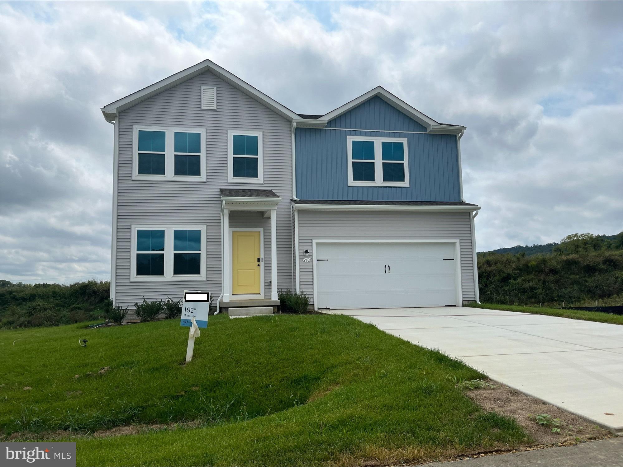 IMMEDIATE MOVE IN, back to the market! LAST BASEMENT OPPORTUNITY at DILLON FARM!  Our wildly popular Oleander, design offers 4 generously sized bedrooms, 4 full luxury baths, a large great room area+ plus a home office, finished walk out basement and full two car (or SUV) garage set on a corner home site with breath taking mountain views!   Our main living area features a wide-open floorplan spotlighting a stunning professionally curated Farmhouse Look kitchen including upgraded gray cabinetry, tile backsplash, open shelving, Quartz countertops, kitchen island, stainless steel appliances multi- cycle Dishwasher, electric Range/ Oven, built in Microwave and Disposal. There's also a washer dryer and garage door opener included. Vinyl wood look flooring.  Luxury primary bath features Spa Shower, private toilet area, quartz counter tops, upgraded Black Matte Moen fixtures, shower enclosure, black framed mirrors with sconce lighting.  Finished Walk out Basement with Full Bath. Energy Efficient- (community) Propane heating and hot water, Barricade Plus house wrap and 'Air Tite' energy seal package, programmable wifi  thermostat are a few more of the benefits of a new KHOV Home at Dillon Farm!   ALL BRAND NEW with a PWC WARRANTY! Ask about 10k Closing Costs with the use of KHovnanian American Mortgage