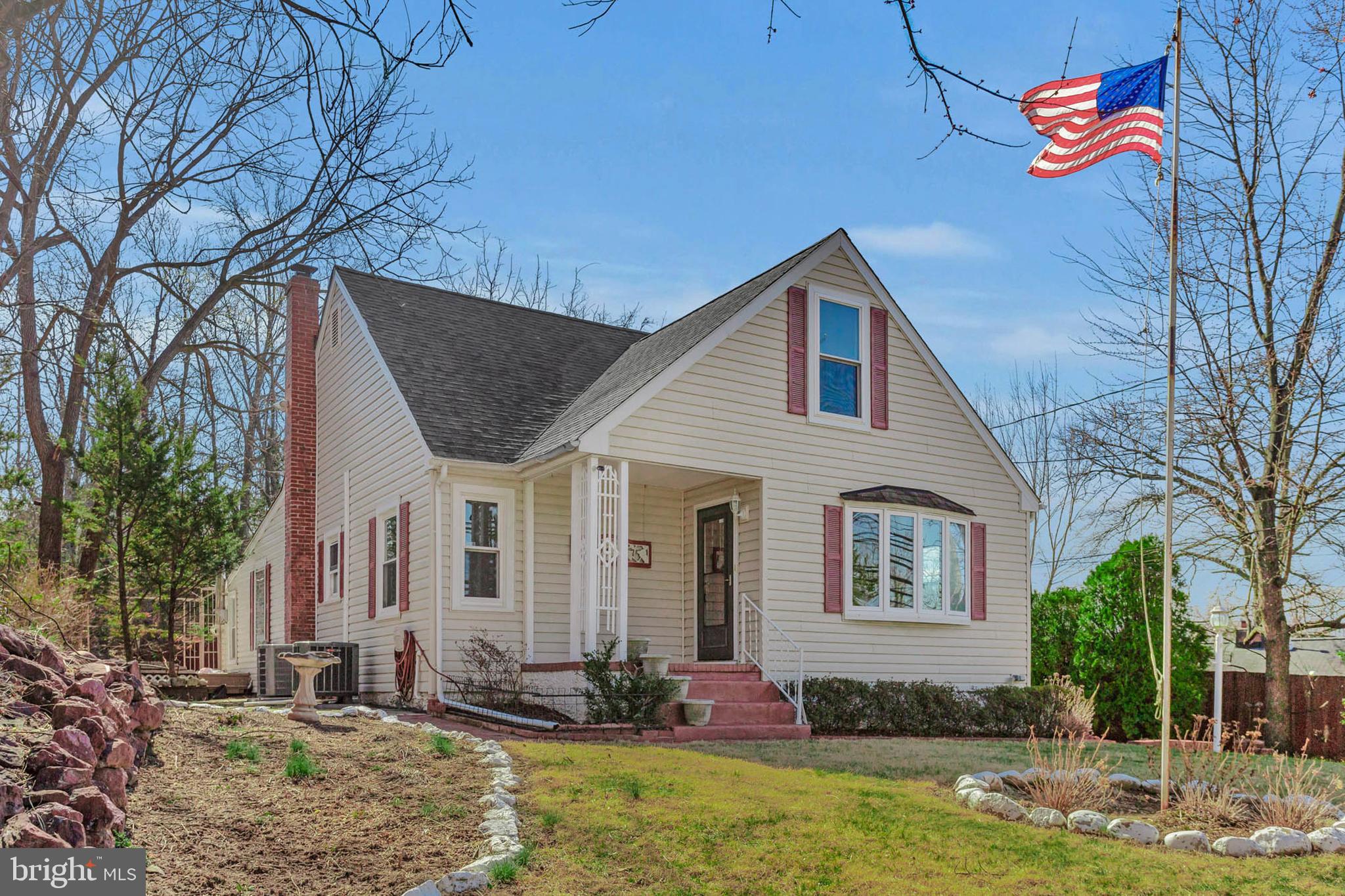 This charming home at 6319 Old Washington Road, Elkridge, MD offers 3, possiibly 4 bedrooms and 2 full bathrooms in 2,431 square feet of living space, perfect for a starter family or anyone looking to establish a home-based business. Recent updates include new paint, carpet, and flooring, giving the home a fresh and inviting feel. Ready to be moved into today! Main level is highlighted by hardwood flooring flowing throughout, Living Room, Dining Room, Kitchen, 2 bedrooms and 1 full bath.

The upper level  features a  Primary Suite with Sitting Room, En-suite full bath with soaking tub, stall shower and walk-in closet. Off of the Primary is a flexible office/bedroom space. Ideal for working from home, the room is designed to easily transform into a cozy bedroom.

Situated in a serene, quiet neighborhood, this home boasts a generously sized fenced lot surrounded by mature trees, offering both privacy and a tranquil atmosphere. Additionally, there is a detached 2 car garage and 2 secure sheds. one shed has electricity and to the garage as well as water to garage. This home is located within the Howard High School district, with potential zoning for Guilford Park High School for the 2025-2026 academic year (please verify with the county for school assignments).

This home offers convenient access to parks, schools, shopping centers, and a variety of dining options. It’s an ideal choice for anyone seeking a home in a great location, close to all the major thoroughfares like Route 100, Route 1, I-95,95,695 and the BW Parkway. Don't miss the opportunity to own this charming Cape Cod home with the added bonus of a space that works for both living and working! Schedule your showing...TODAY!