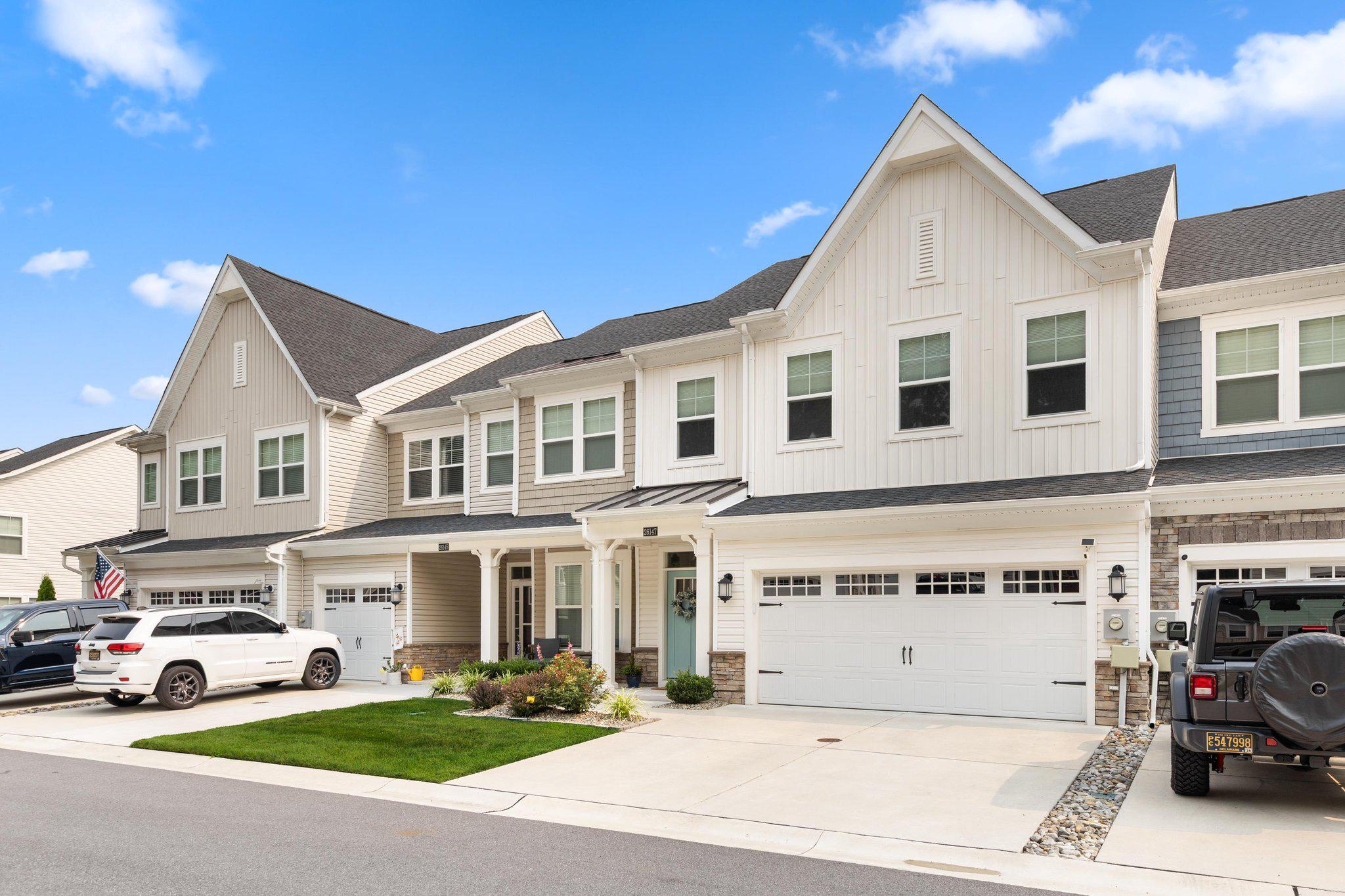 Discover the charm of coastal Delaware living in this stunning townhouse located in the highly desirable Villas at Walden. Built in 2022, this beautifully appointed home offers three spacious bedrooms, two and a half baths, a versatile loft, and a relaxing three-season room designed for comfortable everyday living. Step outside and enjoy peaceful pond views from your backyard, creating a serene setting for morning coffee, outdoor entertaining, or simply unwinding at the end of the day. The community pool provides the perfect place to cool off and socialize during the warmer months. Conveniently located just 25 minutes from Delaware's beautiful beaches, this home offers easy access to shopping, dining, recreation, and local attractions while maintaining a tranquil neighborhood atmosphere. Whether you're seeking a coastal getaway or a place to enjoy throughout the year, this thoughtfully designed property offers the perfect blend of comfort, style, and convenience. Don't miss this opportunity to own a nearly new home in one of the area's most sought-after communities. Schedule your private showing today and experience all that the Villas at Walden has to offer