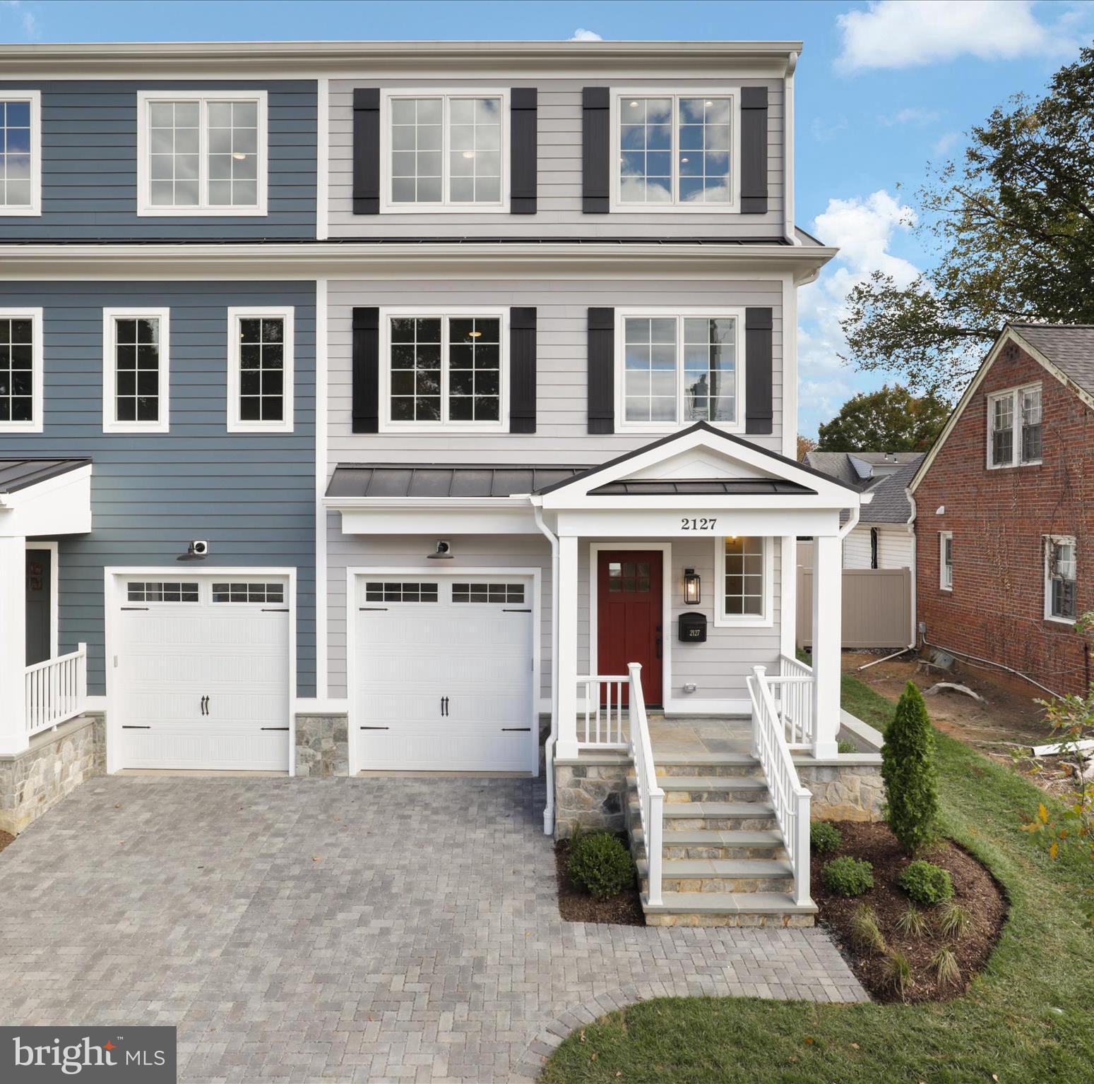 CONSTRUCTION COMPLETED........Luxury Living in the Heart of North Arlington. Welcome to 2127 North Troy Street, an elegant and meticulously crafted 4-bedroom, 3.5-bath semi-detached/duplex tucked away on a quiet cul-de-sac in one of Arlington’s most desirable neighborhoods—just a short stroll to the vibrant Courthouse area. Spanning 2,470 square feet across 3 beautifully designed levels, this home offers the perfect blend of style, space, and functionality. Highlights include gleaming hardwood floors, a cozy fireplace with built-ins on each side, a private roof deck accessed from the loft and Bedroom 3, and a patio in the fenced-in yard—ideal for both relaxing and entertaining. The gourmet kitchen is a chef’s dream, featuring a large island, Thermador stainless steel appliances, upgraded quartz countertops, and Decora semi-custom cabinetry. Enjoy the luxury of Andersen Series 400 windows, a spa-inspired marble primary bathroom, and an expansive California closet in the primary suite closet. The versatile third floor loft includes two spacious bedrooms, a den/office, and access to the rooftop deck with treetop views. A one-car garage completes the package, offering both convenience and security.  With unbeatable access to top-rated schools, parks, metro stations, and Arlington’s best dining and shopping, this home truly has it all. Experience refined urban living at its best. Make arrangements for a private showing.