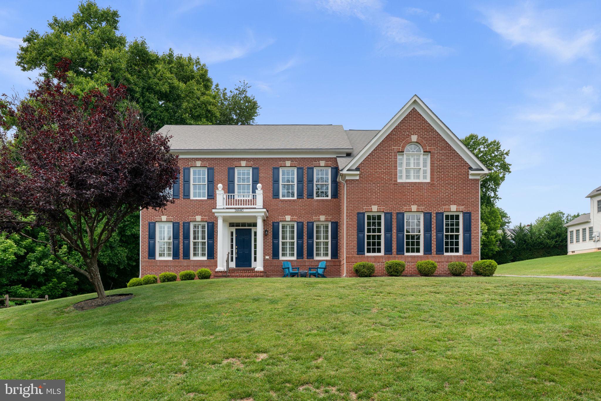 Welcome Home to 18840 Liberty Mill Road. This is a beautifully maintained colonial styled home prominently situated on a lot that is .62 of an acre.

Freshly painted and move-in ready, this home offers 4 bedrooms, 3 full baths, and 2 half baths with a thoughtful floor plan designed for both everyday living and entertaining. The main level features hardwood flooring throughout most of the first floor, a private home office, formal and informal living spaces, and a large great room highlighted by a gas fireplace.

The well-appointed kitchen is equipped with granite countertops, a center island, built-in double wall ovens, built-in microwave, and a double refrigerator with lower freezer. An adjoining breakfast area provides the perfect spot for casual dining and features French doors leading to a relaxing Trex deck overlooking the backyard.

Upstairs, the spacious primary suite includes hardwood flooring and a recently renovated primary bath featuring a grand soaking tub, glass-enclosed shower, and high-end plantation shutters. Three additional bedrooms, a full hall bath, and conveniently located upper-level laundry complete the second floor.

The newly finished basement has a walkout lower level and offers exceptional additional living space, including a recreation room, home gym or theater room, storage room, a second half bath, and direct access to the backyard.

Additional highlights include plantation shutters throughout much of the main level, a two-car side-entry garage with remote entry, drywall-finished walls, fresh paint, and an epoxy-coated floor.

Ideally located just minutes from the MARC Train, Maryland SoccerPlex, shopping, restaurants, and major commuter routes including Great Seneca Highway, Route 118, and I-270, this home offers the perfect combination of space, comfort, and convenience.