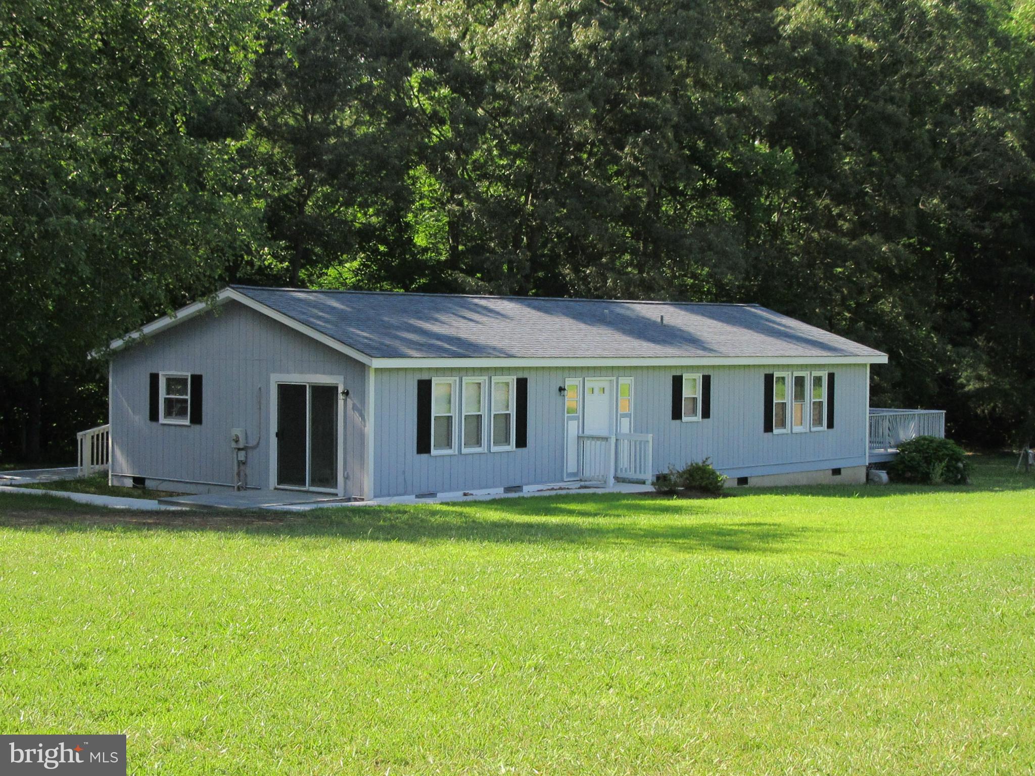 Privacy and nature at its best on this 3.42 acreage.  Home has just been renovated with 3 bedrooms and 2 baths with 2 decks, fresh paint, new heating and cooling (Heat Pump), with electric baseboard back up, some new carpet, new vinyl, new windows and new oversized 2 car garage with auto garage door openers, new driveway material and more. Please make an appointment to show this property, Thanks