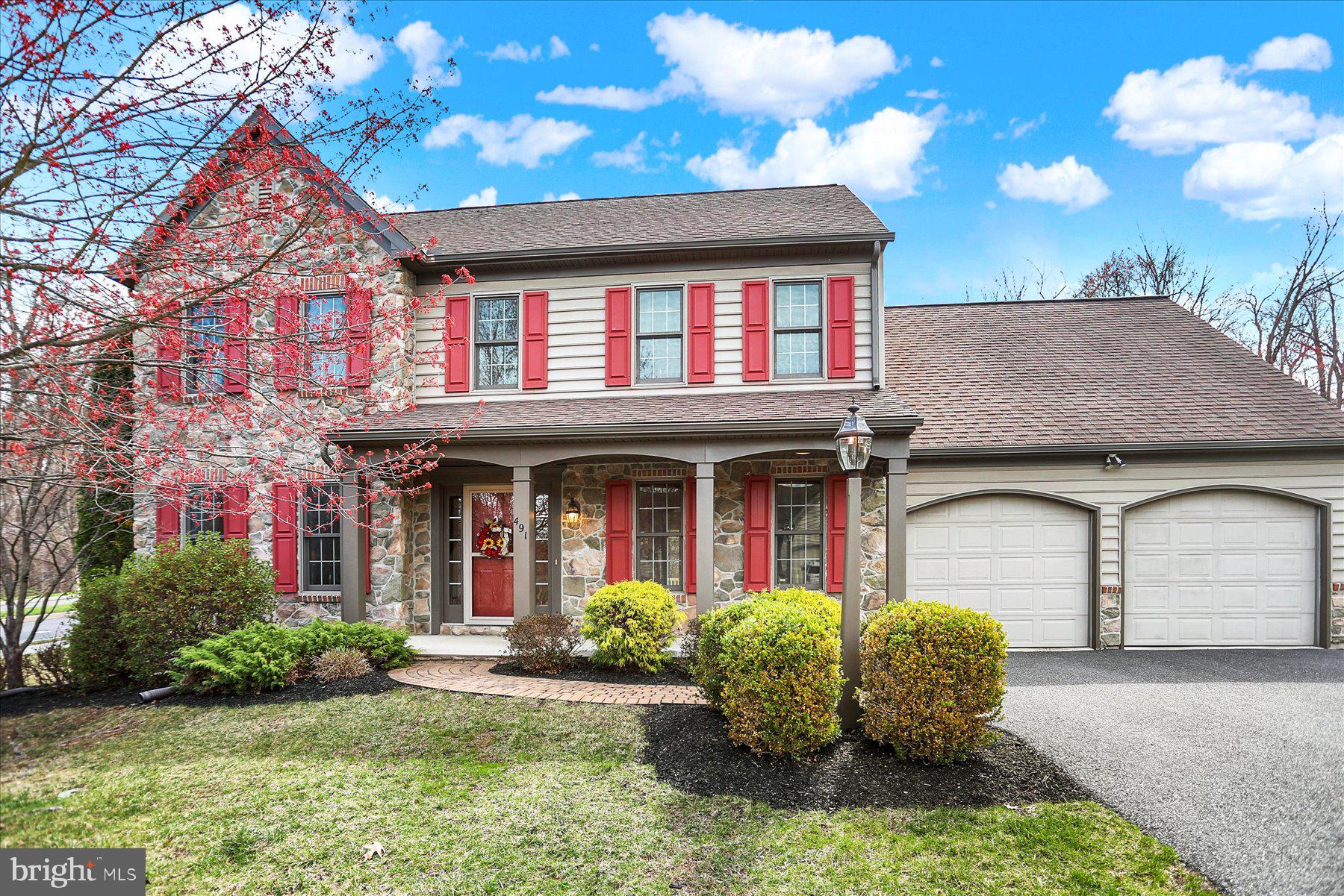 Welcome to your stunning like new, move-in-ready home, offering nearly 3,250 square feet of beautifully finished living space in the highly sought-after Winding Hills community. This exceptional EG Stoltzfus-built residence features an oversized two-car garage, a fully finished lower level, and brand-new appliances throughout. The bright and airy kitchen is a chef's dream, boasting granite countertops, a center island and ceramic tile flooring. It seamlessly connects to the Trex deck and a fenced rear yard that backs onto a serene, wooded area, perfect for outdoor relaxation and entertaining. Adjacent to the kitchen, the inviting family room showcases a gas fireplace with a striking stone front, creating a cozy ambiance. The elegant dining room is adorned with crown molding and wainscoting, adding a touch of sophistication. The main level also includes a spacious living room and a convenient half bath. Upstairs, the expansive primary suite is a true retreat, featuring cathedral ceilings, a luxurious bath, and a walk-in closet that leads to an additional large secondary closet. Three more generously sized bedrooms, a hall bath, and a laundry room complete the second floor. The finished lower level, equipped with a full bath, is ideal for entertaining guests or enjoying family fun. Bilco doors provide easy access to the backyard.  Residents of the Winding Hills community enjoy an array of amenities, including a heated saltwater pool, a clubhouse with a gym, miles of scenic walking trails, integrated parks, and 120 acres of preserved land. The prime location offers convenient access to major highways, shopping, and dining options.

An offer has been received. The sellers are asking for all offers by the end of business Monday, April 7th. We will review and respond to all offers Tuesday morning. If you have any interest, please reach to the listing agent.