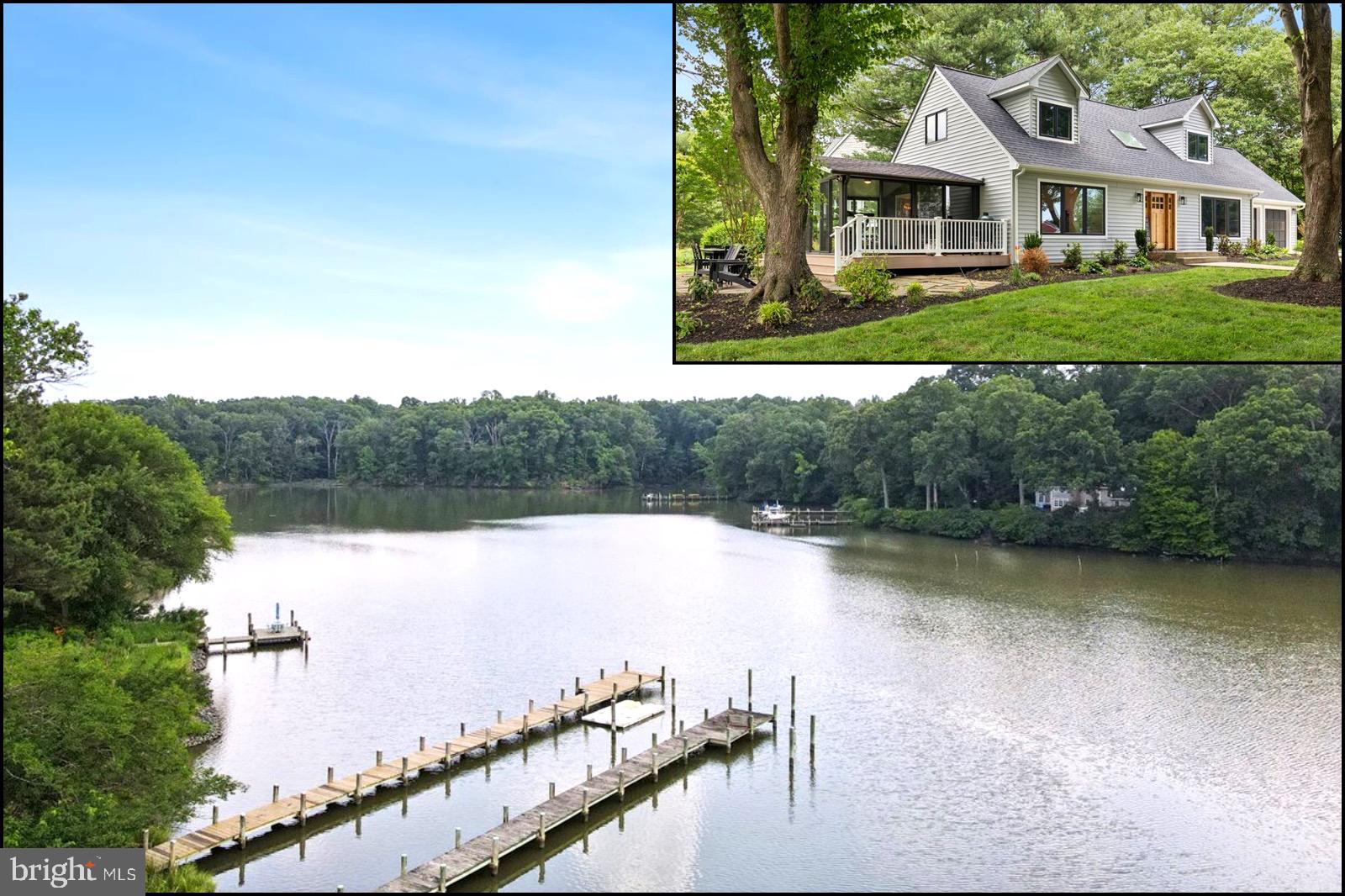 Tucked away at the end of a quiet cul-de-sac on over an acre of waterfront property, this beautifully renovated home offers a rare opportunity to enjoy the waterfront lifestyle without the time, expense, and uncertainty of a major renovation. Situated along peaceful Lerch Creek, just off the West River, the property combines privacy, natural beauty, and a truly turnkey living experience in one of Southern Anne Arundel County’s most desirable waterfront communities. 

Since purchasing the home in 2021, the current owner has completed a comprehensive transformation, thoughtfully updating nearly every aspect of the property. A stunning new kitchen, updated bathrooms, new flooring, fresh paint, new appliances, new siding, and a new roof create a home that feels fresh, modern, and completely move-in ready. The result is a property where the hard work has already been done, allowing the next owner to simply move in and start enjoying life on the water. 

Inside, natural light pours through oversized windows and a dramatic skylight, creating bright and inviting living spaces throughout. The main level offers an easy, comfortable flow between the living room, dining area, and renovated kitchen, making everyday living and entertaining equally enjoyable. 

A standout feature of the home is the main-level bedroom and full bathroom, offering exceptional flexibility for guests, multigenerational living, or convenient single-level living. Whether used as a primary suite option, private guest space, or home office with full bath access, this main-floor layout is a rare and valuable feature in a waterfront setting. 

One of the home’s most inviting spaces is the climate-controlled sunroom, providing year-round enjoyment of the waterfront environment. It serves as a peaceful extension of the living space, ideal for morning coffee, quiet reading, or simply watching wildlife along the creek. From here, step out to the deck and patio areas that overlook the expansive yard as it gently transitions toward the water. 

Upstairs, two additional bedrooms and a full bath provide comfortable private accommodations, offering separation and space for family or guests. 

Life in Galesville is centered around the water. From boating and kayaking on Lerch Creek and the West River to waterfront dining and community amenities, the village offers a relaxed Chesapeake Bay lifestyle with a strong sense of place. Residents enjoy nearby parks, pickleball courts, a fishing pier, playground, marinas, sailing opportunities, and several beloved waterfront restaurants, all contributing to the charm and convenience of the area. 

Beautifully renovated, meticulously maintained, and perfectly positioned on the water, this is the rare waterfront property where buyers can skip the renovation process and immediately begin enjoying everything that makes Chesapeake Bay living so desirable.