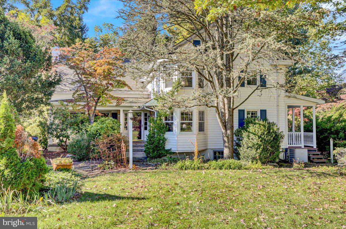 Unique farmhouse in a beautiful country setting!   4 bedrooms, 2 full and 2 half baths.  Slate entrance way, with a sitting room as bonus space.  Spacious living room with stone fireplace, exposed beams and a built-in book shelf, open to a dining room.  Deep window sills, wood floors and exposed beams throughout the home!  Tons of bonus space, closets and built-ins!  All of the charm you would want from an 1848 Farmhouse.  This home was originally 2 separate houses, and is now one large and spacious home. There is a bedroom on the main floor that is currently being used as an office.  This space has in-law suite possibilities, with a separate entrance!   There is also a family room or library with floor to ceiling built-in shelving.   Kitchen features stainless steel appliances, and a breakfast nook with a huge pantry!  The partially finished basement (Summer kitchen) features a walk-in fireplace.   2 sets of Box winder stairs! The front porch  and back patio are for enjoying the beautiful property and mature landscaping,  a great extra!   Enclosed all seasons room with many possibilities.  Oversized 3 car garage with workshop.  Great location! Just a short walk to the village of Niantic.  With a 2.58 acre lot and over 3,000 feet of living space, this is a one of a kind home!  Full of charm!  Do not miss this amazing opportunity!  Come and see it!