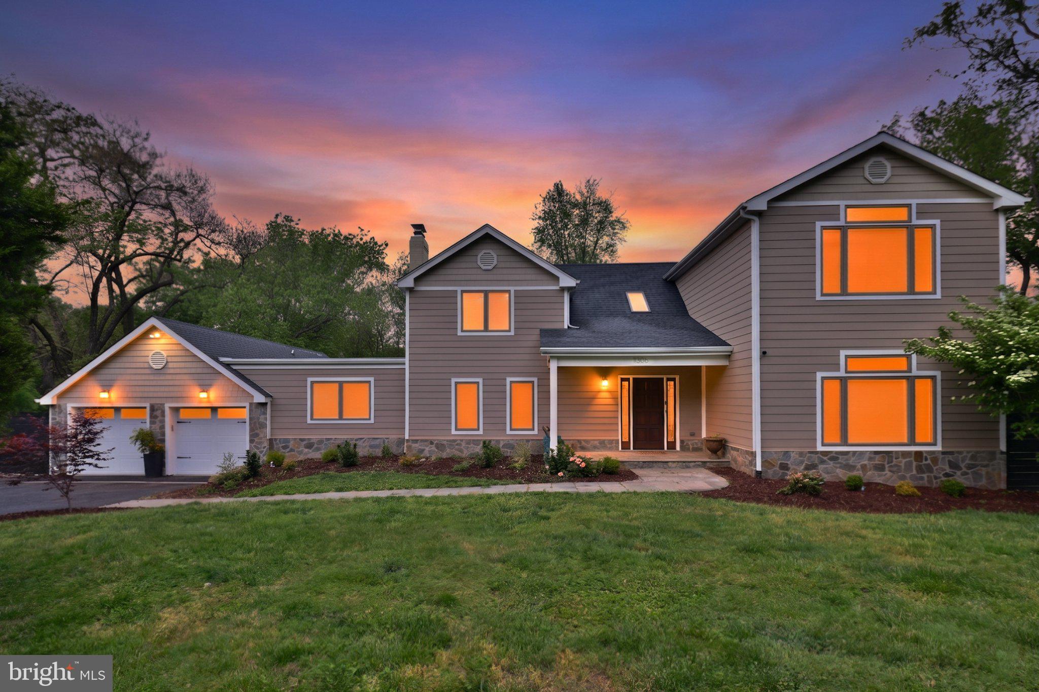 Welcome to 11306 Vale Rd, a stunning contemporary 5 bedroom, 4 bathroom home offering sophisticated living across three expertly designed levels in the heart of Oakton, Virginia. Fully renovated with thoughtful attention to detail, this exceptional residence blends modern luxury with functional elegance, creating an ideal environment for both comfortable family living and refined entertaining.

Step inside to an open and inviting main level filled with natural light, where the living room, dining room, and expansive family room flow seamlessly together. Two fireplaces add warmth and character, creating inviting spaces to gather. At the center of the home is a beautifully updated chef’s kitchen featuring Café appliances, custom cabinetry, and premium finishes, designed to elevate both everyday living and hosting. Just beyond, the spectacular three season patio room stretches over 34 feet, offering an incredible extension of living space and the perfect vantage point to relax or keep an eye on outdoor activities year round. A main level bedroom and full bath provide flexibility for guests, multigenerational living, or a private home office.

Upstairs, the luxurious primary suite serves as a private retreat, complete with dual walk in closets and a spa inspired bathroom. Three additional generously sized bedrooms offer ample space and comfort for family members, each with excellent storage.

The fully finished lower level is designed for both relaxation and entertainment, featuring a spacious recreation room, walkout access, a private exercise room, and an expansive game room, creating the ultimate space for gatherings, play, and unwinding.

Set on historic Vale Road, the home features a large, fully usable yard that truly sets it apart. This outdoor space offers endless possibilities for entertaining, play, or creating your own private oasis, a rare combination of space and versatility in this highly desirable location. The extended driveway with two entry and exit points provides added convenience and ease.

Ideally located near award-winning Fairfax County schools, this home also offers easy access to everyday conveniences and premier destinations, including Whole Foods Market and Costco Wholesale, as well as the shopping, dining, and entertainment of Reston Town Center and Tysons Corner Center. With convenient access to major commuter routes and close proximity to Washington, D.C., this meticulously maintained residence delivers the perfect balance of luxury, comfort, and accessibility. A rare opportunity to own a move in ready home where families can truly live, grow, and create lasting memories.