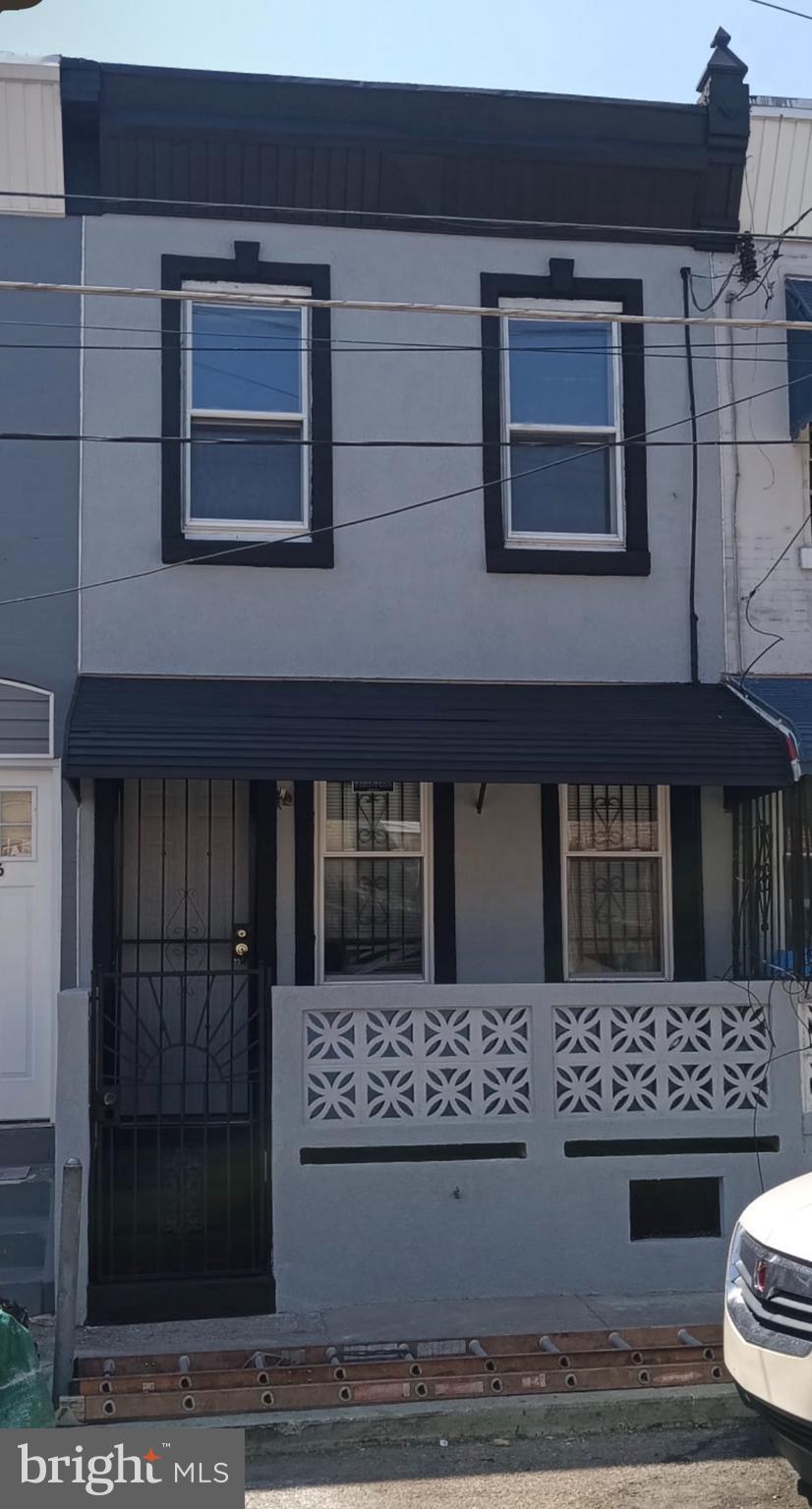 Welcome to this recently renovated home.  Open exterior Porch, 1st floor features a living room and dining room with new flooring and freshly painted walls. Modern eat in kitchen with plenty of cabinet space, new stainless steel range/stove and a new  powder room located on 1st floor with washer/dryer hookup. 2nd floor features- Two nice size bedrooms with closet space and ceiling fans. Modern 3 piece ceramic bathroom. Lower level Full basement with additional bonus room for storage. Exterior Cement fenced in Yard. A must see.
