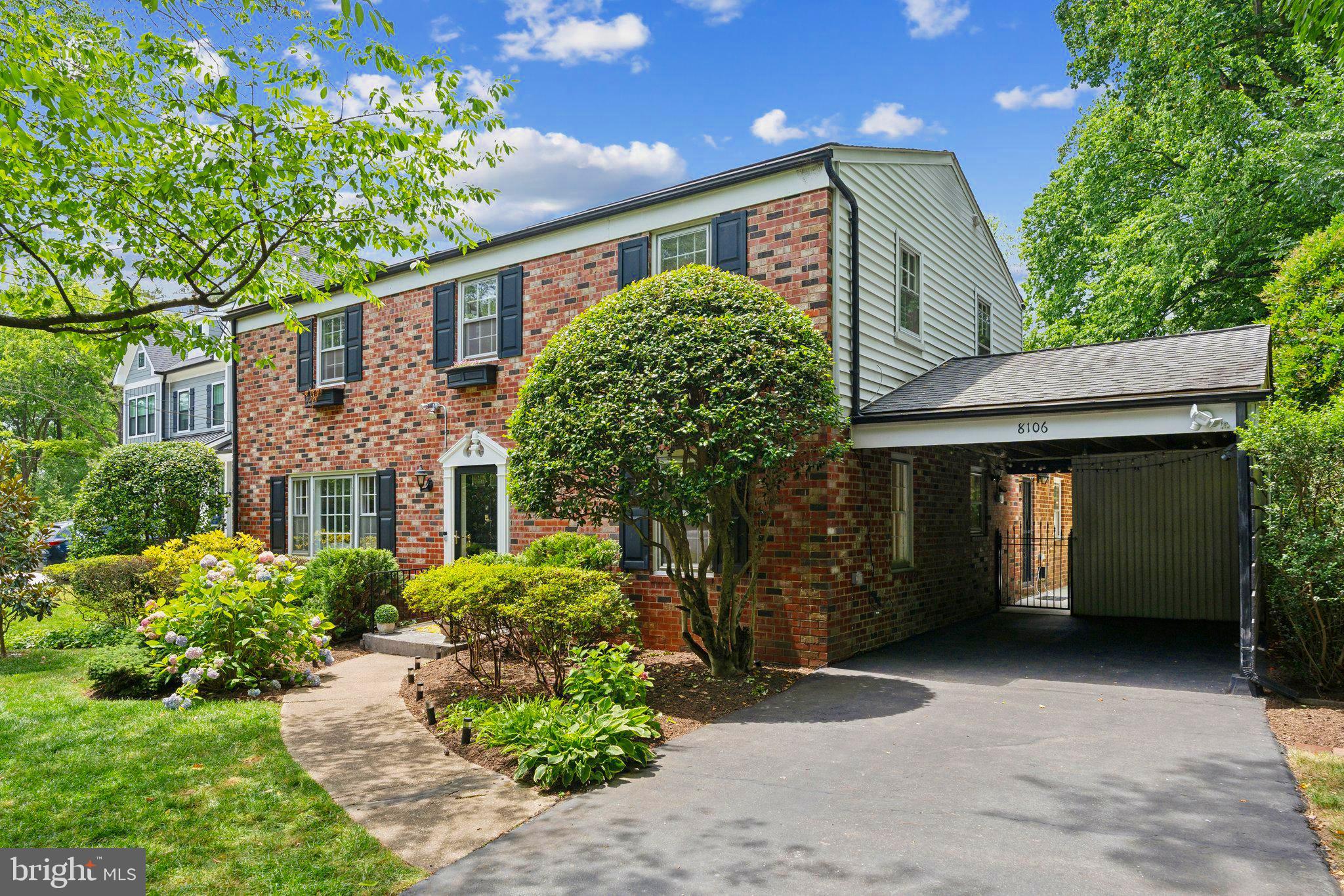 This charming brick colonial revival home beautifully encapsulates the essence of historical charm and modern convenience. Fabulous 4 bedroom, 2 full and 2 half bath is sun drenched with a breath-taking backyard. Elegantly built with hardwood floors, a gorgeous stone patio, 2 fireplaces, walk-out basement and more. 
The meticulously landscaped backyard is an outdoor sanctuary, featuring a spacious new stone patio for al fresco dining, a lush lawn, and mature trees that provide both privacy and shade. It’s the perfect place to relax, entertain, and enjoy the beauty of nature.
Located in the highly desirable Woodhaven neighborhood, this home is just minutes away from top-rated schools, upscale shopping, fine dining, and major commuter routes. Experience the best of Bethesda living with easy access to all the amenities and attractions the area has to offer.
With its rich history & vibrant community spirit, your next home offers a unique living experience that is both timeless and contemporary. Whether you're drawn to its architectural beauty, its welcoming atmosphere, or its prime location, here you truly feel at home.