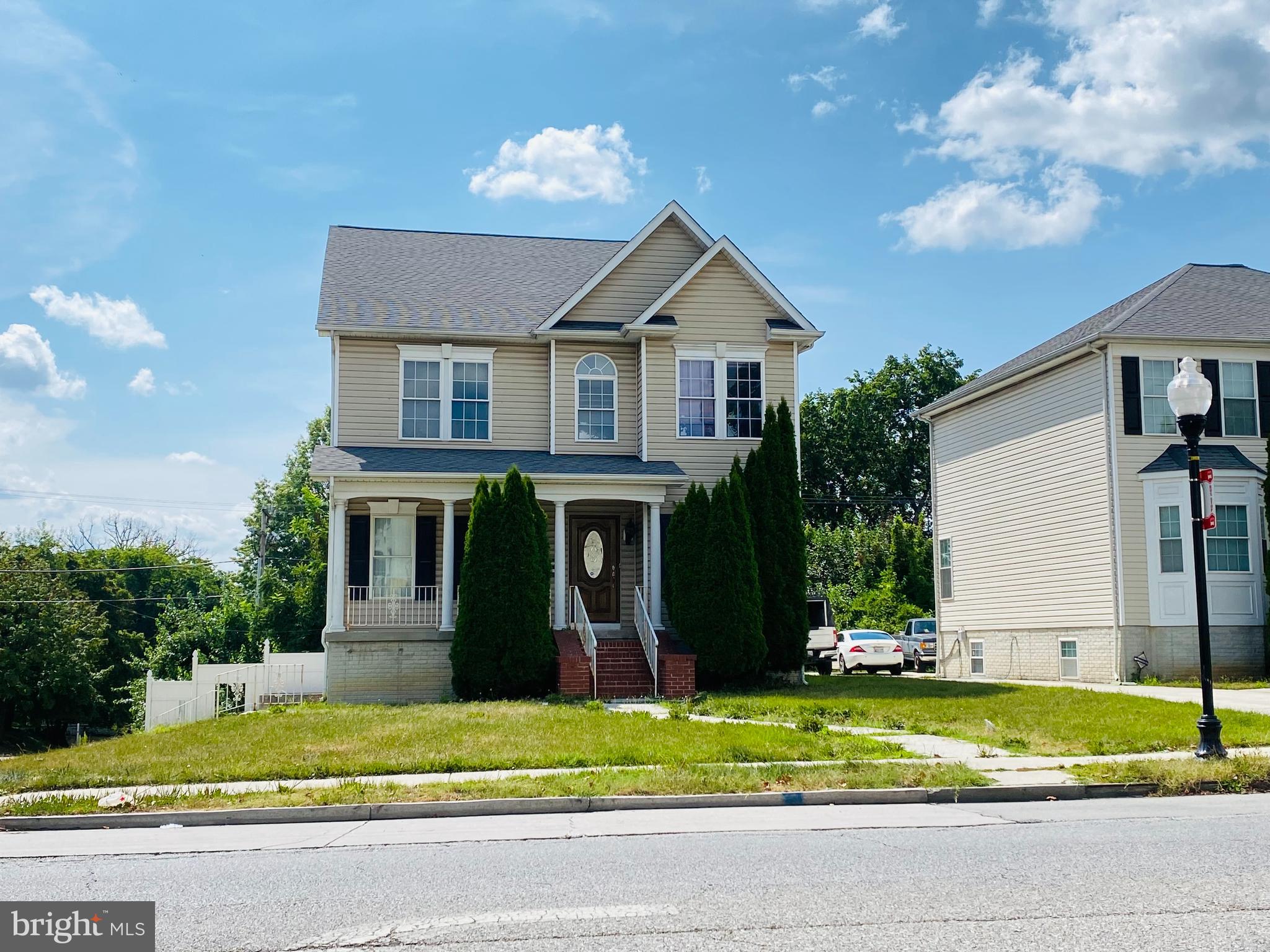 An amazing opportunity to own this spacious 4 bedroom 2 full bath and 2 half bath over 3800 SF.  This  could be your next home or investment property.    Large kitchen with granite counters, first floor has hardwood flooring. Upstairs you will find 4 oversized bedrooms with lots of storage space.  The primary bedroom has two large walk in closets and an ensuite bathroom.   Long term tenant recently moved out.  Strictly sold  'as-is'. Bring all your offers!