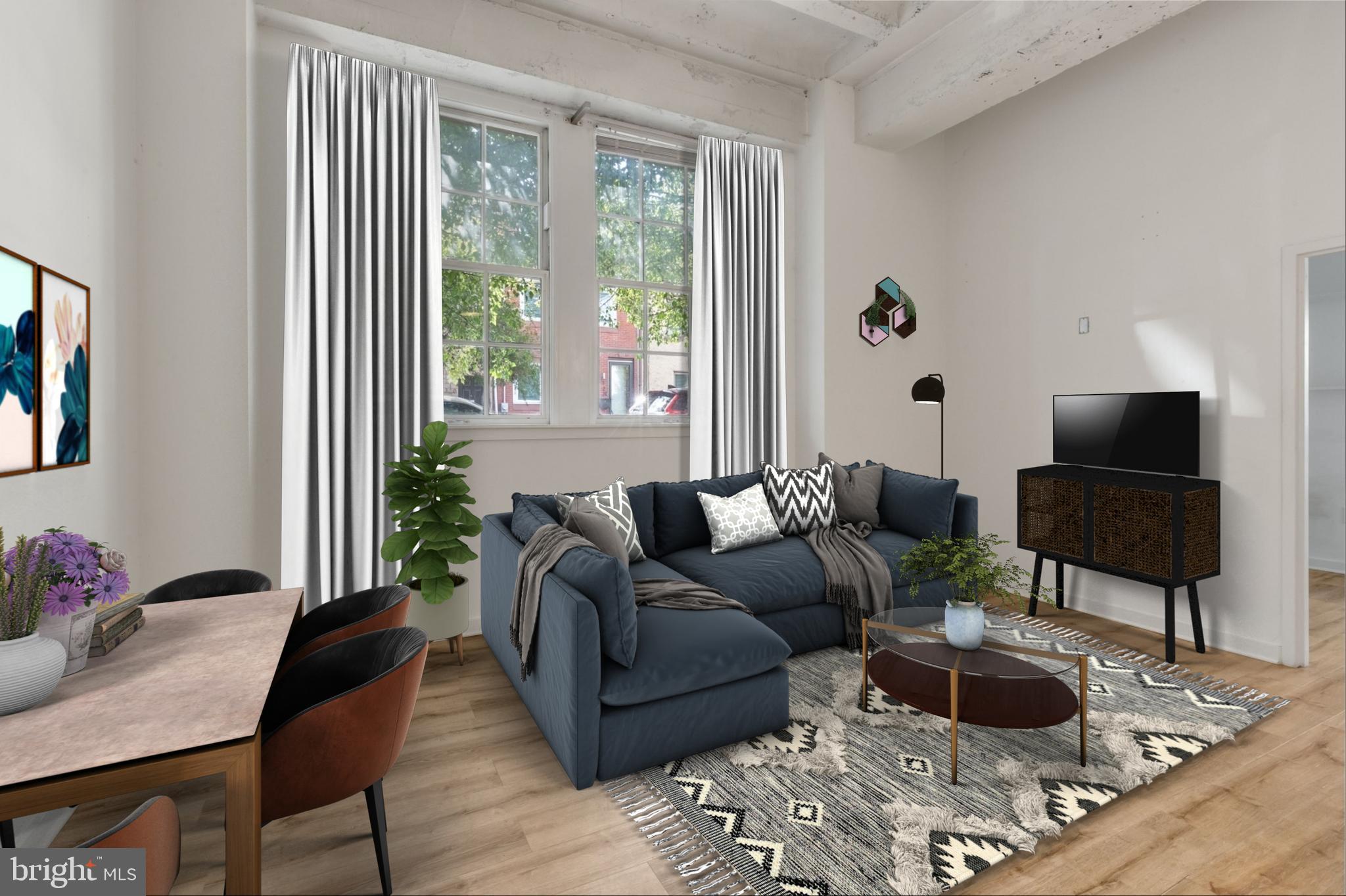 Available NOW:

Welcome to 109 W Wildey St #102! The Schoolhouse Lofts are a community of modern-industrial artist lofts inside the historic Daniel Boone School in Northern Liberties. Unit #102 is a fantastic 2 bedroom / 1 bathroom apartment offering high ceilings, huge windows, central a/c, and tons of space. Enter the unit into the common living area boasting gorgeous hardwood floors and tons of natural light. The galley kitchen is complete with contemporary cabinetry, dark granite countertops, and stainless steel appliances including dishwasher, refrigerator, electric range, oven, and built-in microwave. Continue to your 2 bedrooms which are both sizable and bright with an airy atmosphere. The full bathroom features tile flooring, a vanity, medicine cabinet, and a subway tiled tub with showerhead.  Located in a converted school building that brings a unique mix of old and new. The common areas such as the elevator, outdoor bike area, courtyard, Amazon Package Hub, and multiple laundry rooms are custom engineered to minimize stress and maximize well-being. There are FREE laundry rooms in the building, 1 on both the 1st & 2nd floors and 2 on the Penthouse Floor. Schedule a tour today!

About the Neighborhood:

Located in Northern Liberties and surrounded by some of the city’s best dining, shopping, and entertainment options. Easy access to highways I-95 and I-676, as well as public transportation with the Girard station for the Market-Frankford line just a block away. Close proximity to Penn Treaty Park, Piazza Dog Park, The Fillmore, and Brooklyn Bowl. Walking distance to Front Street Cafe, Urban Village Brewing Company, Jerry’s Bar, Barcade, Love & Honey Fried Chicken, Frankford Hall, The Kettle Black, and so many more!

Lease Terms:

Generally, first month, last month, and one month security deposit due at, or prior to, lease signing. Other terms may be required by Landlord. $55 application fee per applicant. Pets are conditional on owner’s approval and may require an additional fee and/or monthly pet rent, if accepted. (Generally, $500/dog and $250/cat, and/or monthly pet rent). Tenants responsible for: electric, gas, cable/internet, and water. Water & gas are billed by a 3rd party company, Conservice. Landlord Requirements: Applicants to make 3x the monthly rent in verifiable net income, credit history to be considered (i.e. no active collections), no evictions within the past 4 years, and must have a verifiable rental history with on-time rental payments. Exceptions to this criteria may exist under the law and will be considered.