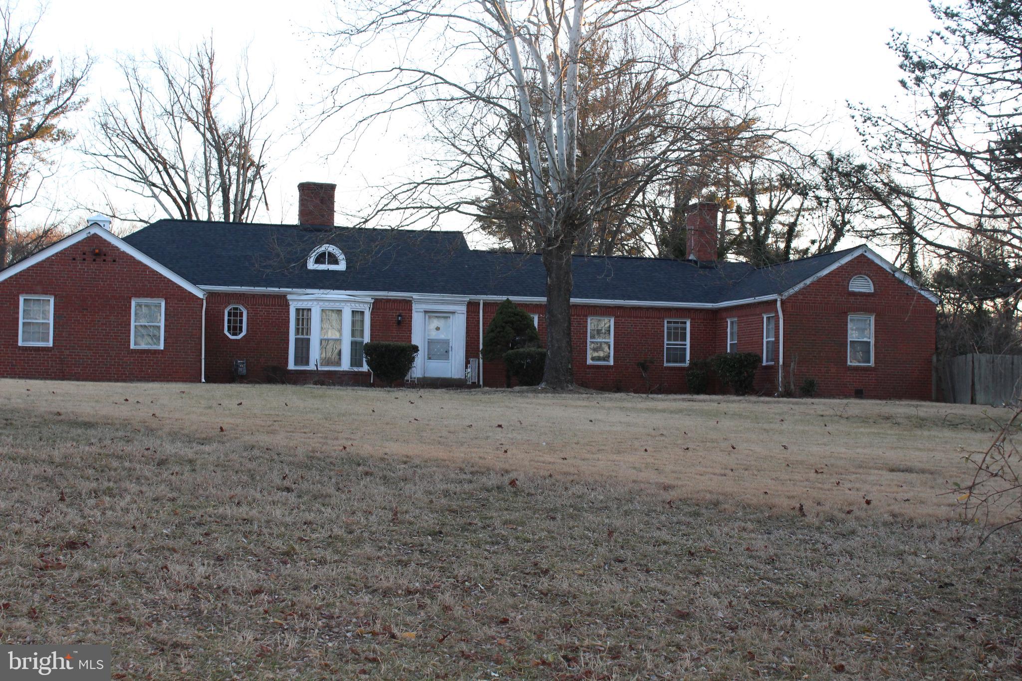This property was appraised for over 1 million dollars.  This Le Petit Maison (small mansion) once contained a stable with stalls for 3 horses.  An updated charming 4BR & 4BA has a newly renovated kitchen with all new appliances - stainless steel.  The living room and study both have wood burning fireplaces.  There is also a separate pool house (with full private BA), detached garage, shed, and club house with water access and a stove.  While this mansion uses a septic tank, it has all modern conveniences. Beautiful all brick one level single-family house with walk-out basement. Freshly painted, granite counters, central air/heat, beautiful wood floors, large family room, recreation room, sunroom, large backyard, pool to enjoy the summer, detached garage, club house and large driveway with plenty of  parking.  There is plenty of space for country style living in a city.  Ready for new owners.  The property is  over 5.5 acres.  The property is near I-495, I-95, DC border,  Metro.  Centrally located home within minutes and easy access to parks, VA, military bases, minutes from restaurants and shopping.  Near MGM National Harbor, Rosecroft Raceway, Oxon Hill Manor House, Oxon Cove Park, Oxon Hill Farm, Tanger Outlets stores, Eastover Shopping Center, Rivertowne Commons Marketplace, Topgolf, Henson Creek Golf Course, and Ft. Washington Golf Range.   No HOA.  Property is being sold as is.  A must see! This is truly one-of-a-kind.  It won’t last!!   INVESTORS DELIGHT: This house is a GREAT OPPORTUNITY for an investor who wants to create a small community.  Zoned R 80 (can be subdivided into SFH houses for sale or lots to sale).   Potential to build up to 16 houses (1/4 acre lots).  Primary house can be used as community center with ballroom or demo for more housing.