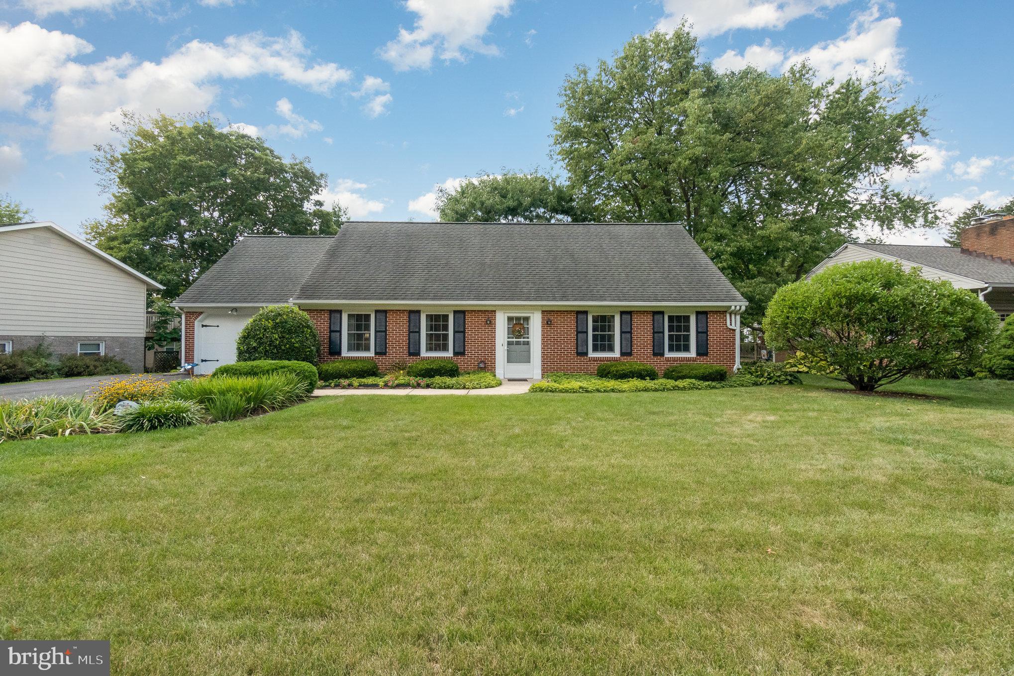 Welcome to 52 Holly Dr located in the lovely community of Forest Hills neighborhood! This well maintained brick Cape Cod has a beautiful yard with trees and a great patio to enjoy the back yard. If one floor living is what you desire, this home has everything you need on the main floor! A full bath with laundry,  an office, and two bedrooms round out the first floor with kitchen, living room and dining area.  As you enter the home, you'll find a nice sized living room with lots of natural light that opens into the dining room and kitchen. The kitchen has  granite countertops,  maple cabinets and ample storage. The sliding glass doors from the dining room lead  to the back patio for outdoor dining or a relaxing place to unwind from the day.  The bedrooms on the first floor have large closets and plenty of sunlight. Venturing upstairs, you'll be greeted by a fun  open landing that could be a great reading corner or play area for kids. You'll also be surprised to find two large bedrooms with cozy nooks and walk in closets. The full bath on this level is tucked nicely between the two bedrooms.  In addition to  the walk in closets on this level, there are extra storage spaces in the eves. The basement is unfinished and ready to be completed into a family room, exercise room, or whatever you need. The garage has great built-in storage, a mud sink and two man doors to access either the front or back yards. While located in a quiet suburban neighborhood in Conestoga Valley school district, restaurants and grocery shopping are just minutes away.  Hardwood floors are hiding under the carpet on the main floor waiting to be refinished.  The property has replacement windows, a new electric breaker panel in August 2023, hot water heater in 2022,  HVAC only 6 years old, and the driveway was repaved only a few years ago. Schedule your showing today to make this lovely home your own!