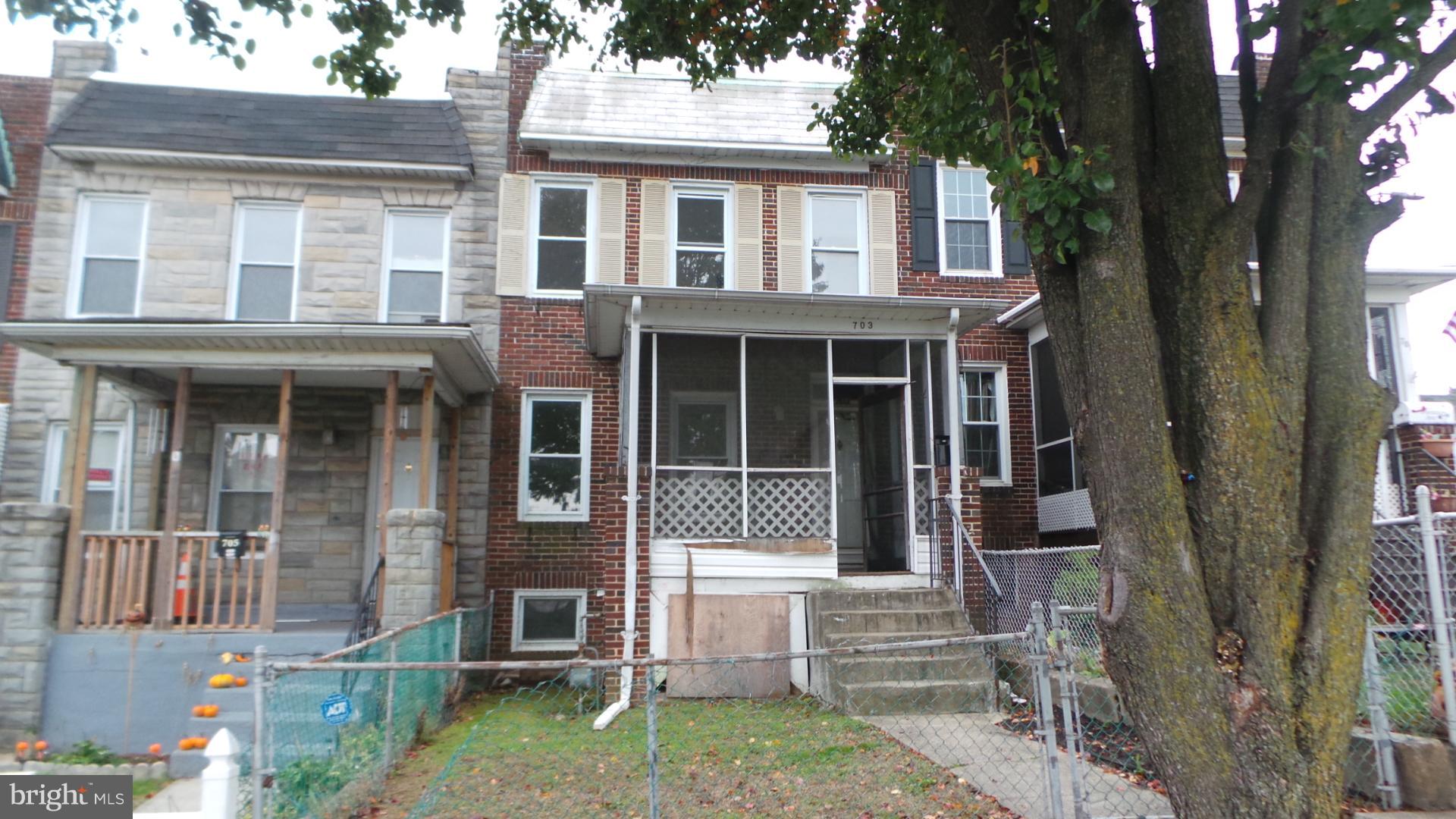 Wonderful opportunity to own this porchfront rowhome in Brooklyn.  Enjoy nice room sizes, wood floors, and eat in kitchen.  Use the basement for added storage or finish off for additional space.  The rear yard is perfect for warm weather fun.  Just minutes from Downtown Baltimore and Glen Burnie!