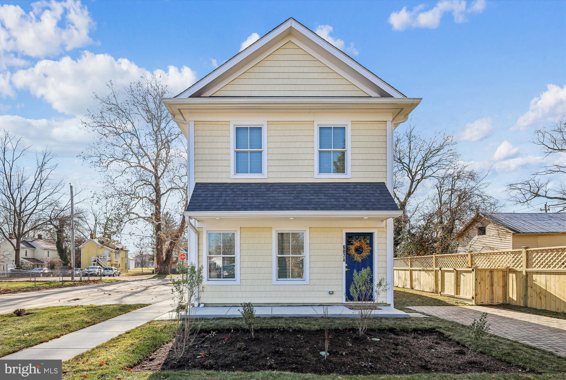 This custom-built duplex, located in the heart of historic Easton, is a one-of-a-kind investment opportunity. Featuring three bedrooms and two and a half baths in each home, the homes offer an ensuite primary bedroom complete with a walk-in closet and private bath. Designed with modern luxury in mind, it includes new stainless-steel appliances, Marvin windows, a rich wood front door, and high-end luxury vinyl plank flooring. The driveway is elegantly finished with pavers, adding to the home's curb appeal. Equipped with charging station for each unit for electric vehicles.  As a newly constructed property, it combines timeless charm with contemporary finishes—perfect for homeowners or investors alike. Rental income is $3,100 a unit.