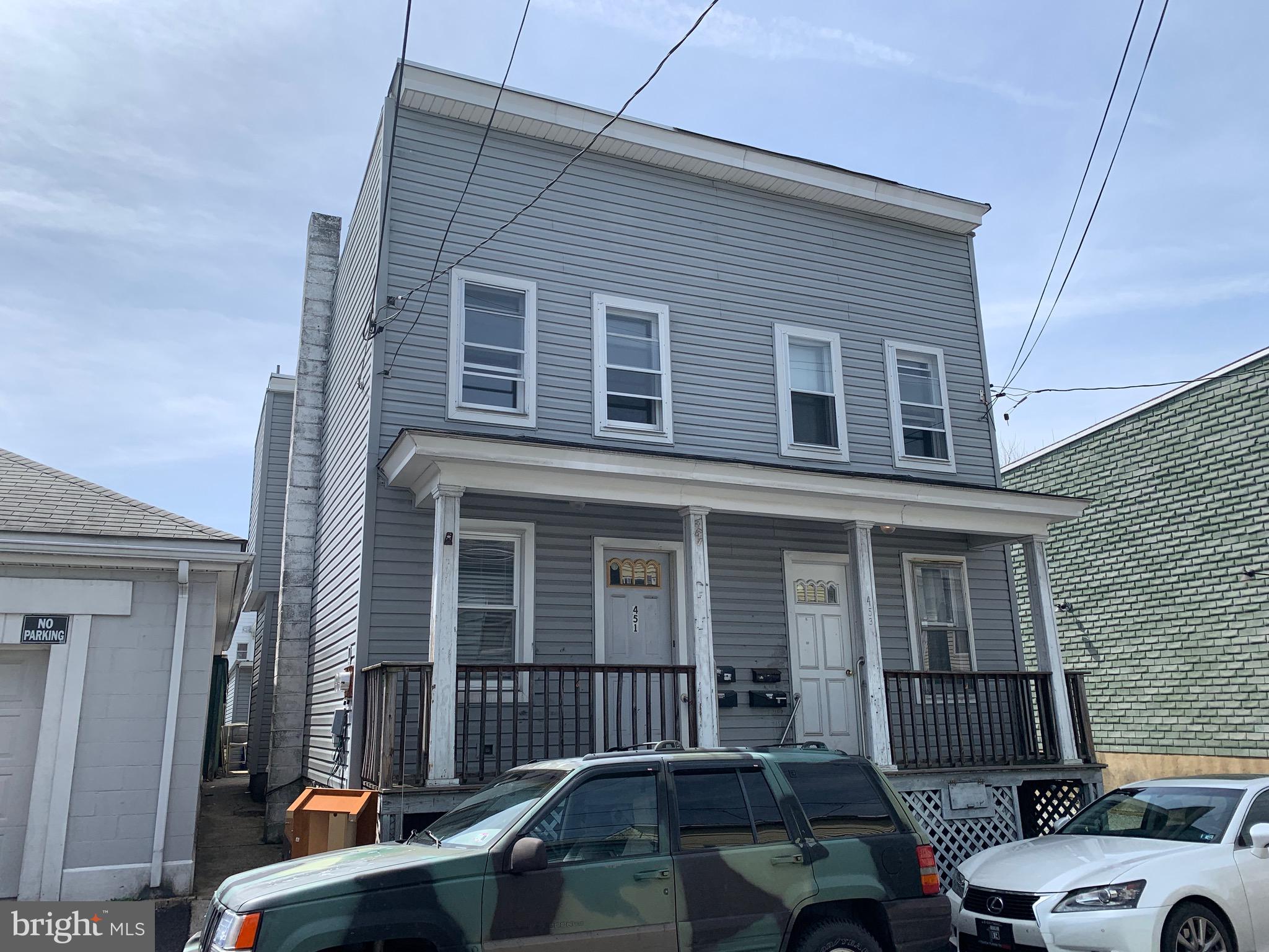 Opportunity is calling. Here is your chance to buy a turn key rental property. This beautiful four unit located in Minersville is fully occupied and ready for a new owner. Owners have done some outstanding renovations to the property, three of the units have been completely remodeled. The fourth unit is occupied by a longterm tenant and his unit has had some repairs and upgrades as well. Owners pay water, sewer, trash and heat.  Heating system is propane and propane tank is owned not rented. Financials available to qualified buyers. 48hr notice required for showings. Call to schedule your showing now before its gone.