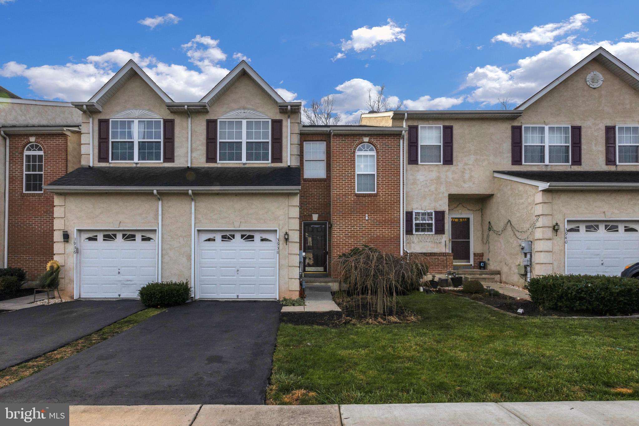 Welcome to this remarkable townhouse in the sought after Monroe Court community which is minutes away from shopping, dining and entertainment at Skippack Village. You will enjoy the peaceful views of the horse farm as you drive into the neighborhood which is connected to Palmer Park and the Perkiomen Trail. If you are looking for low maintenance living this may be the perfect house for you. As soon as you enter the home you will be greeted by an open, sunlit spacious floorplan. The main level features a two-story foyer, laminate flooring, a dining area, sizable living room with a gas fireplace and an improved hath bathroom. Prepare meals in the updated eat-in kitchen highlighted with new counter tops, tile backsplash and stainless-steel appliances. Enjoy grilling on the deck or relaxing with a cup of coffee. Retreat to the primary bedroom after a long day. There is a sitting area and walk-in closet in the primary bedroom. The primary bathroom features a soaking tub, dual vanity and a stall shower. The second level also has laminate flooring, a second bedroom, a full hall bathroom and laundry area. Entertain your guests in the finished basement which features new carpet, a bar, a pool table and plenty of storage. The basement walkout leads to the patio and backyard. There is a 1-car garage and driveway parking. The property is located in the top ranked Perkiomen Valley School District, near King of Prussia mall, major highways, NJ, DE, and MD. Schedule your showing today. Fall in love and make an offer!