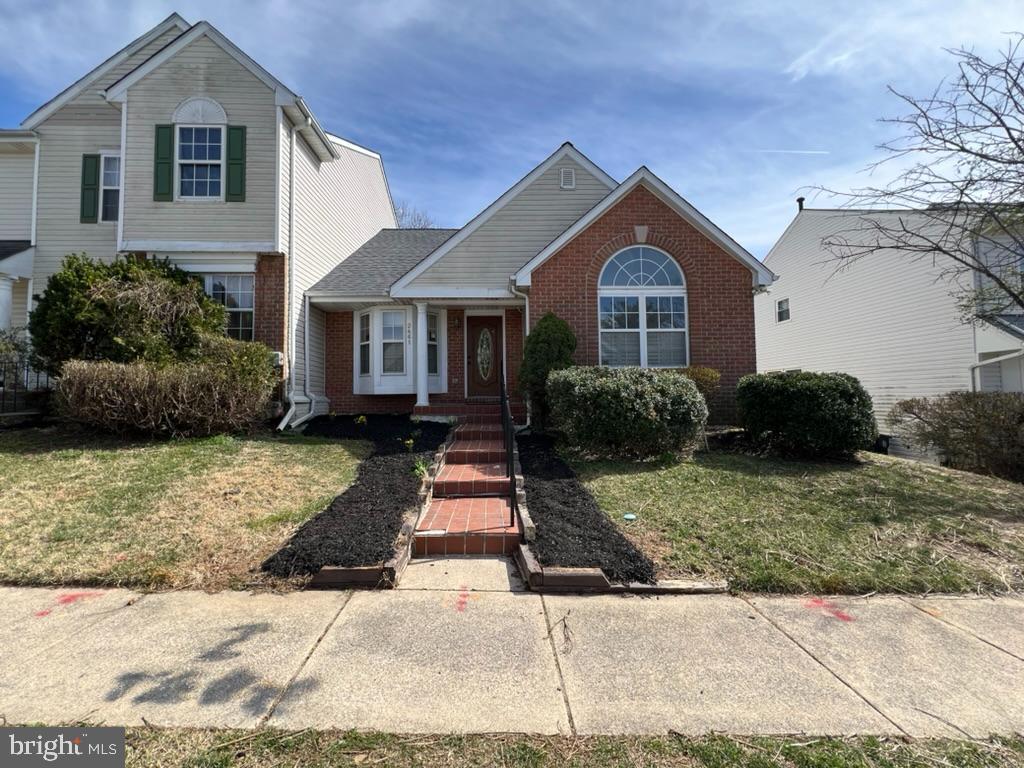 This beautifully remodeled townhouse is situated in the desirable Sheffield Glen Community. This open-concept floor plan home boasts four bedrooms and three full bathrooms. The spacious living room features an arched window,  vaulted ceilings, and a sliding door leading to a deck overlooking the woods. The kitchen features a bow window with seating, a pantry, stainless steel appliances, and a breakfast bar adjacent to the dining area. The main-level primary bedroom has access to a shared full bathroom with a soaking tub, a separate shower, and dual sinks. The second bedroom on the main level, with its arched window and vaulted ceiling, could also serve as office space. The upper level is a luxurious suite featuring a bedroom, a huge walk-in closet, and a full bathroom. The lower level includes a family room with a fireplace, a sliding door to the rear yard, a large bedroom, and an updated full bathroom. The basement provides ample storage and laundry facilities.  Conveniently located near major highways, including I-70, I-95, 295, and 695, this townhouse offers easy access to schools, shopping, restaurants, and other amenities.  675+ credit and income 3.5 times the rent are required.