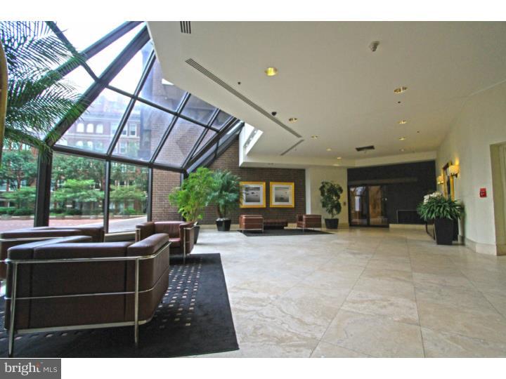 Spacious, serene one bedroom condo situated on beautiful Washington Square. Just steps away from restaurants, cafes and galleries, this wonderful condo is located inside pristine Independence Place where 24/7 concierge welcomes you into a deluxe foyer that leads you to an immaculate elevator accessed walkway. This condo offers hardwood floors throughout, updated tiled kitchen along w beautiful granite counter tops. Open dining area and living area are perfect for entertaining guests or quiet evenings at home. The balcony is just off the living area overlooking the beautiful tree tops of quiet St. James Place, and large enough for a table, chairs and some gardening. Bathroom has been updated beautifully w Carrera marble counter space and modern cabinetry. The bedroom views are divine and large enough for a king sized bed and furniture. Not only do you have a walk in closet but additional closet space is also located in the bedroom. The washer and dryer are located in unit with ample room for additional storage. This is a turnkey beauty and awaiting your personal touch. Parking is available for an additional monthly fee. Condo fees include garbage, snow removal, common area maintenance. Also included is water, electric, cable TV and internet. Priced below market and appraised value.  Schedule your showing today!