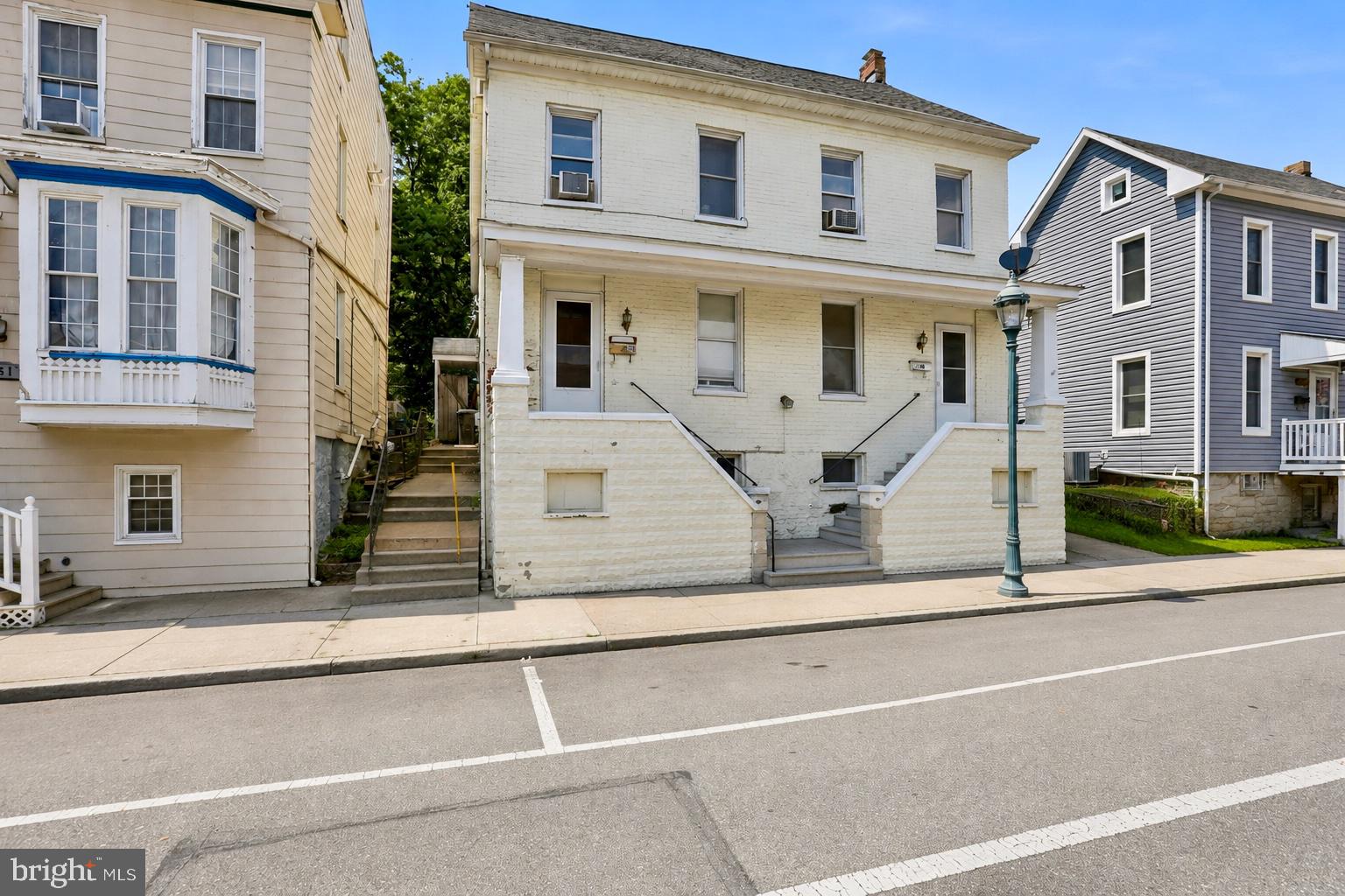 Charming and well-maintained duplex in the heart of Hagerstown offering the perfect blend of character, functionality, and value. This inviting home features 3 bedrooms, 1.5 baths, spacious living and dining areas, and a finished attic that provides flexible space for a home office, playroom, guest area, or additional storage. Enjoy a private backyard, off-street parking, and a convenient location close to shopping, dining, parks, and commuter routes. Whether you're a first-time homebuyer, investor, or looking to downsize, this property offers an excellent opportunity to own a move-in-ready home with timeless appeal. Sold as is.