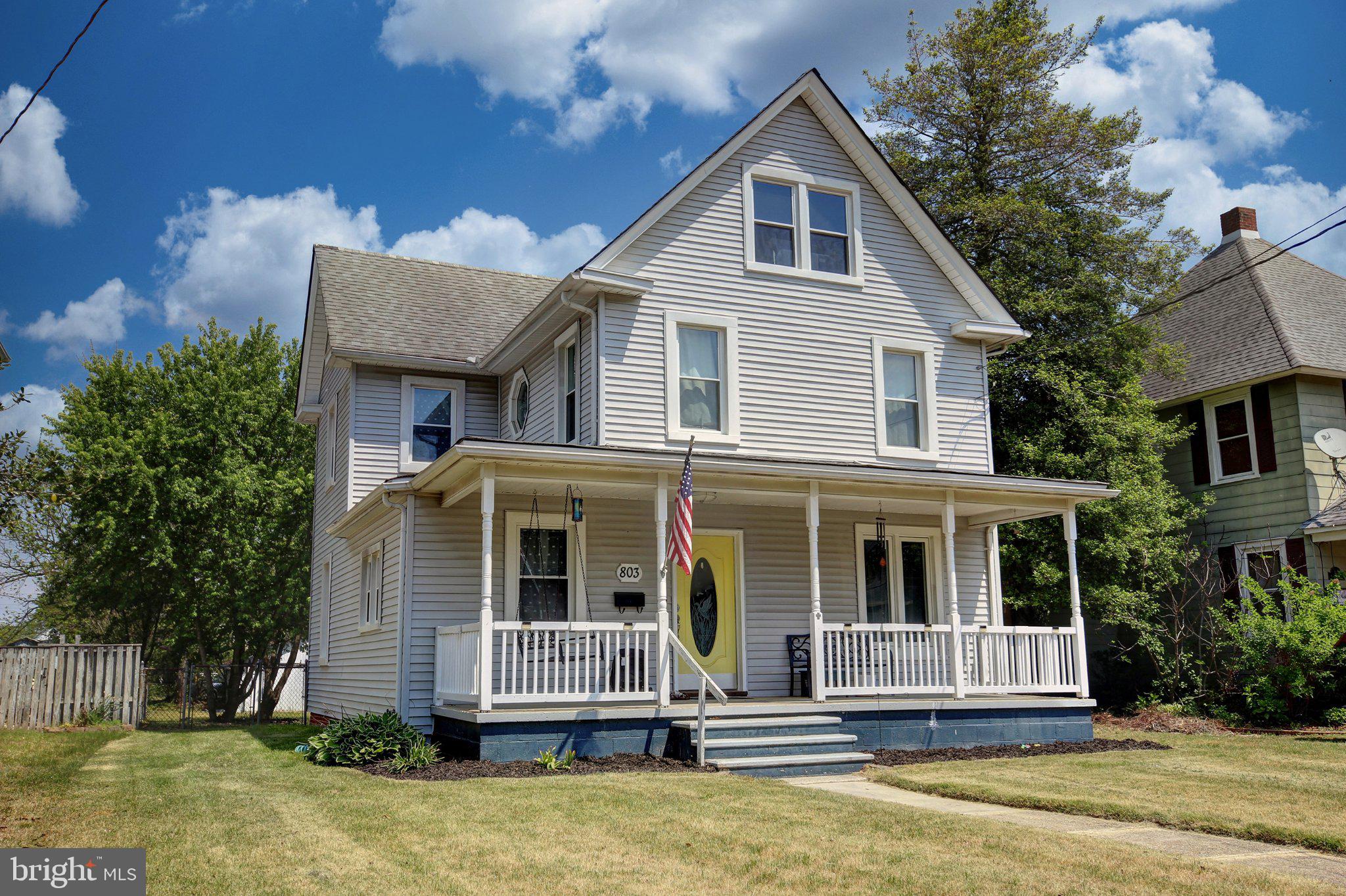 This inviting Victorian offers 4 bedrooms and 1.5 baths, that’s perfect for unwinding at the end of the day.  Inside, natural light fills the main level, highlighting warm hardwood floors and comfortable living spaces. The living and dining areas connect seamlessly, creating an easy flow for everyday living. The kitchen features ample cabinet and counter space, stainless steel appliances, and a window over the sink that brings in soft daylight. Just beyond, a mudroom with laundry and a half bath adds everyday convenience.  The main floor also includes a bedroom and a bright sunroom with vaulted ceilings and walls of windows; an ideal spot to relax or enjoy a quiet morning.  Upstairs, the primary bedroom offers a spacious walk-in closet, along with two additional bedrooms and a full bath with a double vanity.  Out back, the fenced yard provides room to enjoy the outdoors, along with a oversized outbuilding for extra storage.  With updates like newer windows, appliances, and a water heater, and located close to shopping and dining, this home blends comfort, character, and practicality in all the right ways.  What are you waiting for?  Call today for your private showing or check out the 360-degree virtual tour!