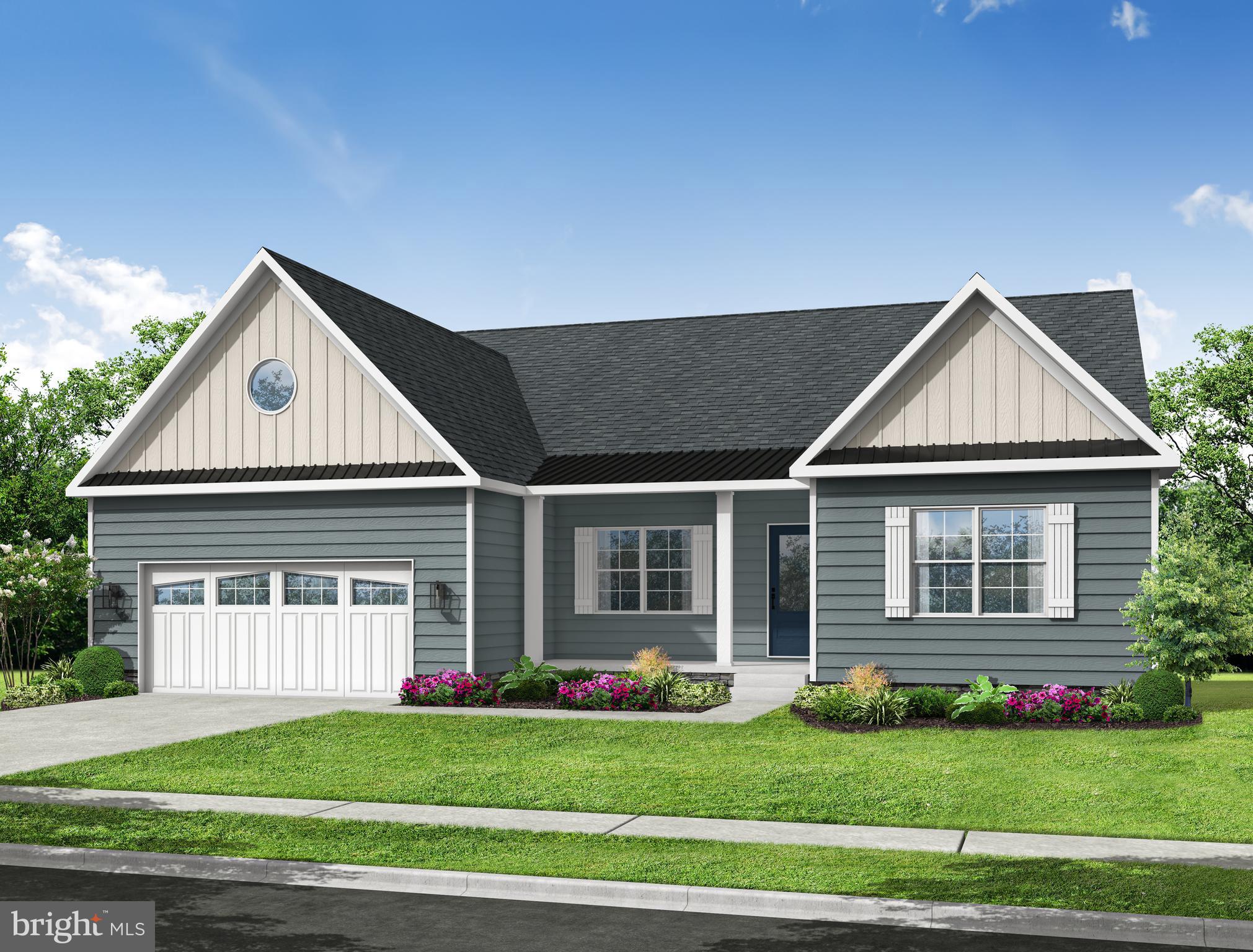 Build your new home with award-winning local builder, Capstone Homes, and let them guide you through every step of the process! This Marquette floorplan is not currently under construction, but is one of many options that can be built on lot #43 in The Estates at Milton Crossing. The Marquette is Capstone's largest one-story floor plan, sized at 2,610+ heated sq ft with many options to customize by adding a fourth bedroom, a bed and bath suite or a bonus room on the second floor. 1st floor living includes a large great room with optional Cathedral ceilings, a breakfast nook off the kitchen, luxurious owners’ suite including a full bathroom and a double walk-in closet. An oversized garage perfect for storage. Ask our team about adding a screened porch or sunroom off the back of your new home. Milton Crossing is the epitome of spacious and scenic living. Offering 87 half acre homesites and a pool with pool house, this quaint community is perfectly situated just minutes from historic Milton and the Delaware Beaches. Founded in 2006, this family-owned and operated local builder is committed to building quality homes throughout Sussex County. Call today to request a full list of Capstone’s standard features, upgrades and floor plan, or visit the luxurious Hannah model at Milton Crossing, Mon-Sat 10am-5pm. 
Pictures are of a completed Marquette with options. 
*Incentives and pricing may change at any time.  2% Transfer tax and impact fee coverage when paying cash or using the preferred lender. Basements included ONLY on lots 42-45.