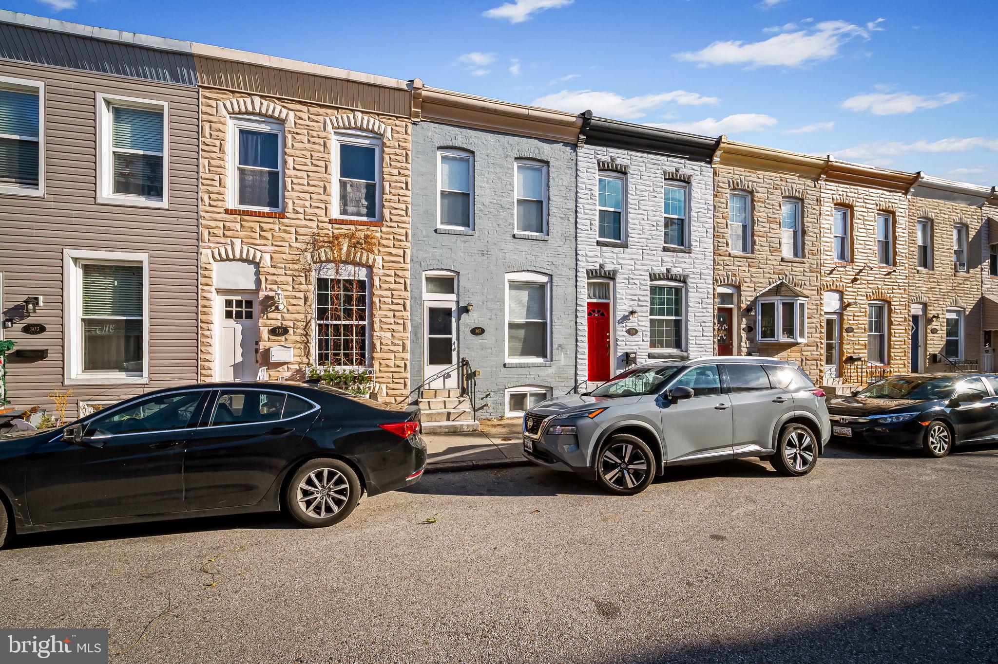 Welcome to 307 Fagley Street, a charming and classic brick townhome located in the heart of Highlandtown. Step inside to a bright and open living/dining area featuring gleaming wood-look flooring and recessed lighting, creating a warm and inviting space for everyday living and entertaining. Continue into the updated kitchen complete with tile flooring, stainless steel appliances, upgraded cabinetry, and modern countertops.

The upper level offers two comfortable bedrooms, each with plush upgraded carpeting and ceiling fans, along with a full hall bath featuring a stylish walk-in tiled shower. The lower level is unfinished, providing excellent storage space or potential for future customization, and includes a convenient half bath.

Out back, enjoy a fenced rear exterior area that could easily be converted into a private parking pad for off-street parking — a rare city bonus.

Situated just minutes from Patterson Park, Canton, Bayview, and major commuter routes, this home offers easy access to dining, shopping, waterfront attractions, and everything Baltimore has to offer. Don’t miss this opportunity to own a move-in ready home in one of the city’s most vibrant neighborhoods!