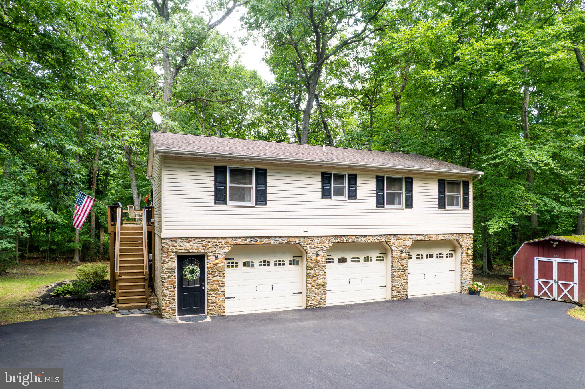 Sellers Reviewing Highest and Best Offers on Sunday 12pm.  OPEN HOUSE HAS BEEN CANCELLED. Please schedule a tour with your agent or call me. It's time to make your LUCKY move! A rare opportunity where space, privacy, and endless possibilities come together! Welcome to this beautifully maintained Carriage House-style residence nestled on 1.36 peaceful acres, offering the perfect blend of comfort, character, and versatility — all just minutes from the Chesapeake Bay lifestyle. NO HOA/Home Owner's Association! This property qualifies for USDA(No down payment) Loan.   
    One of the standout features is the expansive attached three-car garage with oversized bays, providing incredible flexibility for today’s lifestyle. This space also features a 1/2 bathroom! Store your boat, kayaks, fishing gear, four-wheelers, motorcycles, classic cars, or create the ultimate workshop and hobby space. With easy access to nearby Chesapeake Bay recreation, outdoor adventures are right at your fingertips. Car enthusiasts will also love the convenience of being near a local race track featuring car events and derbies.
    Inside, this charming home offers a warm and inviting atmosphere with beautiful wood flooring, abundant natural light, and thoughtful updates throughout. The renovated eat-in kitchen features upgraded cabinetry, countertops, and modern appliances, creating a space that is both functional and perfect for entertaining. The comfortable floor plan includes 2 spacious bedrooms, 2 full bathrooms, PLUS and an additional half bathroom in the GARAGE.
   Step outside and enjoy your own private sanctuary. The spacious deck overlooks the peaceful wooded surroundings and provides the perfect place for morning coffee, outdoor dining, or relaxing after a long day. 
   Beyond the home itself, this property offers a unique advantage — the lot may be subdivided one additional time, creating future possibilities for expansion, investment, or additional flexibility.
   Whether you are chasing sunsets by the Bay, working on your next project, storing your recreational toys, or simply looking for a place to enjoy life, this one-of-a-kind property offers the space and lifestyle you’ve been searching for.
It's time to make your LUCKY move!