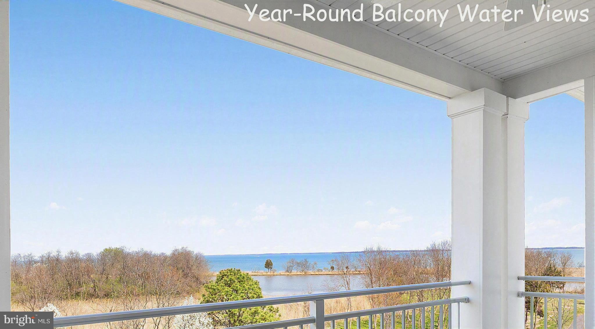 Penthouse Unit! Seller offering closing cost assistance to qualified buyers! Rare top floor unit with year-round water views perfectly positioned to capture stunning sunrises every morning. This home has been owned and meticulously maintained by the original owner who spared no expense and opted for every builder upgrade that was offered, over $60,000.00 in options. The open concept design seamlessly connects the living room, dining area, and kitchen areas, all enhanced by expansive windows letting in an abundant amount of natural light.  Experience resort style living in the highly sought after Four Seasons at Kent Island, a premier 55+ waterfront community.  Residents enjoy access to world class amenities, including indoor and outdoor pools, walking trails, a Chester River pier. Ideally located just minutes from waterfront dining, shopping, and the Chesapeake Bay Bridge, this home offers the perfect blend of relaxation, convenience and low maintenance living at its finest.