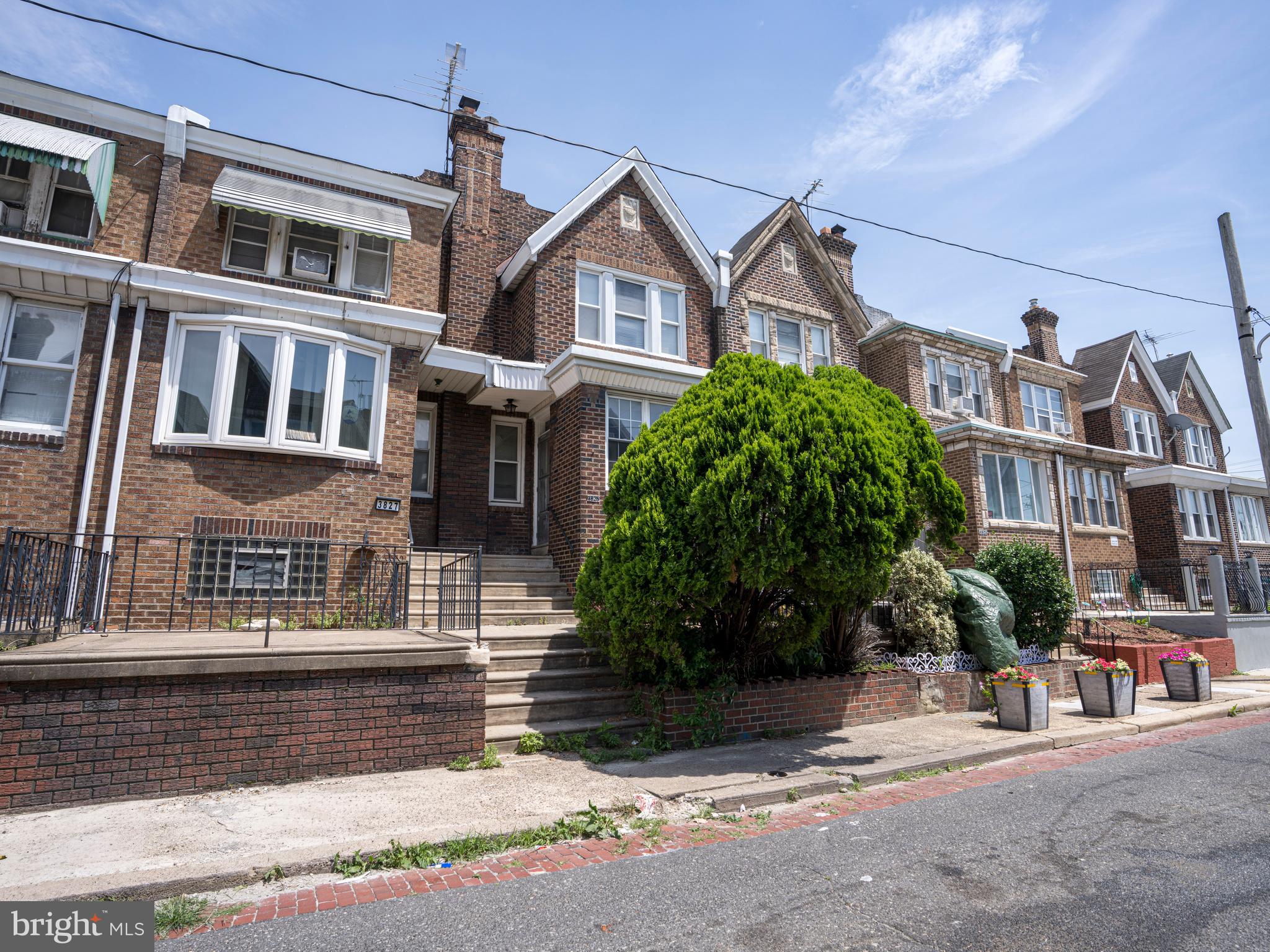 Bring your vision to 3825 Elsinore Street, a spacious property in the heart of Juniata Park offering flexibility, value-add potential, and multiple paths to your next investment or home renovation project. Currently configured as a duplex, the home presents multiple possibilities for investors, renovators, or buyers looking to create their own space. The upper level is arranged as a 2-bedroom, 1-bath apartment, while the first floor and finished lower level function as a 1-bedroom, 1.5-bath unit with walk-out access to the drive aisle and attached garage. Continue using the existing layout as a potential income-producing property, renovate and add value to your investment portfolio, or explore converting the home back to a spacious single-family residence. Conveniently located just minutes from shopping, neighborhood parks, schools, public transportation, Roosevelt Blvd and I-95, you'll enjoy easy access to Center City, the Northeast, and beyond. Whether you're searching for your next rehab project, a long-term rental investment, or a home with room to build equity, this property is full of potential. This is an Estate Sale. Property is being sold As-Is. Immediate possession available. Cash or private financing only.
