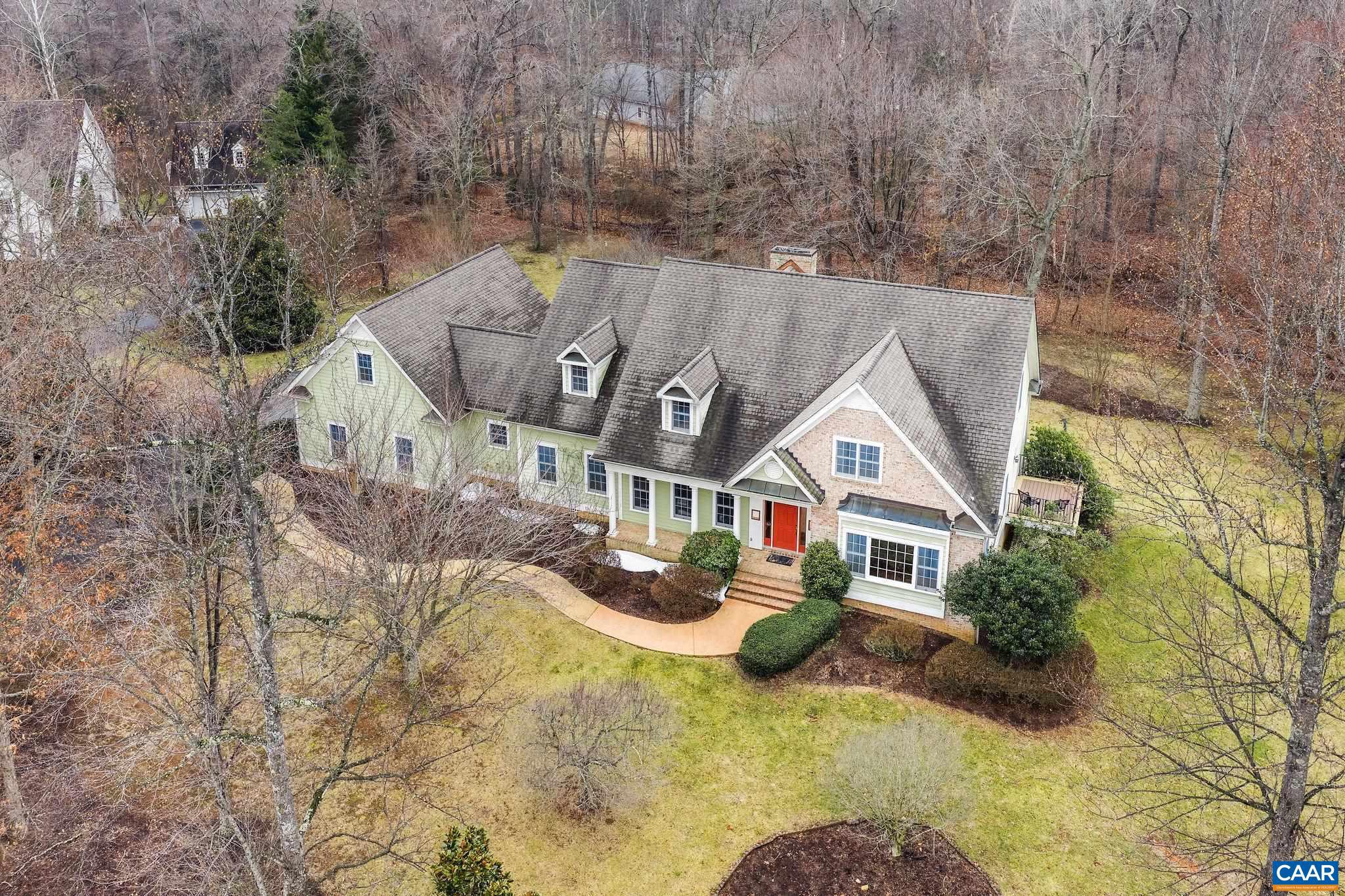 Set on 1.58 landscaped acres in Walnut Hills, this spacious Earlysville residence offers an appealing blend of privacy, scale, and convenience just minutes from Charlottesville. With more than 5,600 finished square feet, the home provides generous room for everyday living, entertaining, guests, remote work, and multi-generational flexibility. Mature trees, established plantings, and a gracious residential setting create a peaceful sense of retreat, while the Albemarle County location keeps shopping, dining, schools, the airport area, and UVA within easy reach. The flexible floor plan includes a first-floor primary suite, dedicated home office, dance studio, and generous guest space with a second small kitchen, creating excellent options for extended stays, hobbies, work, and separate living areas. Now offered at an improved price, 1330 Elderberry Place is a rare opportunity to enjoy substantial living space, established grounds, and a desirable Earlysville setting in the Charlottesville countryside.,Granite Counter,Maple Cabinets,Solid Surface Counter,Fireplace in Family Room,Fireplace in Great Room