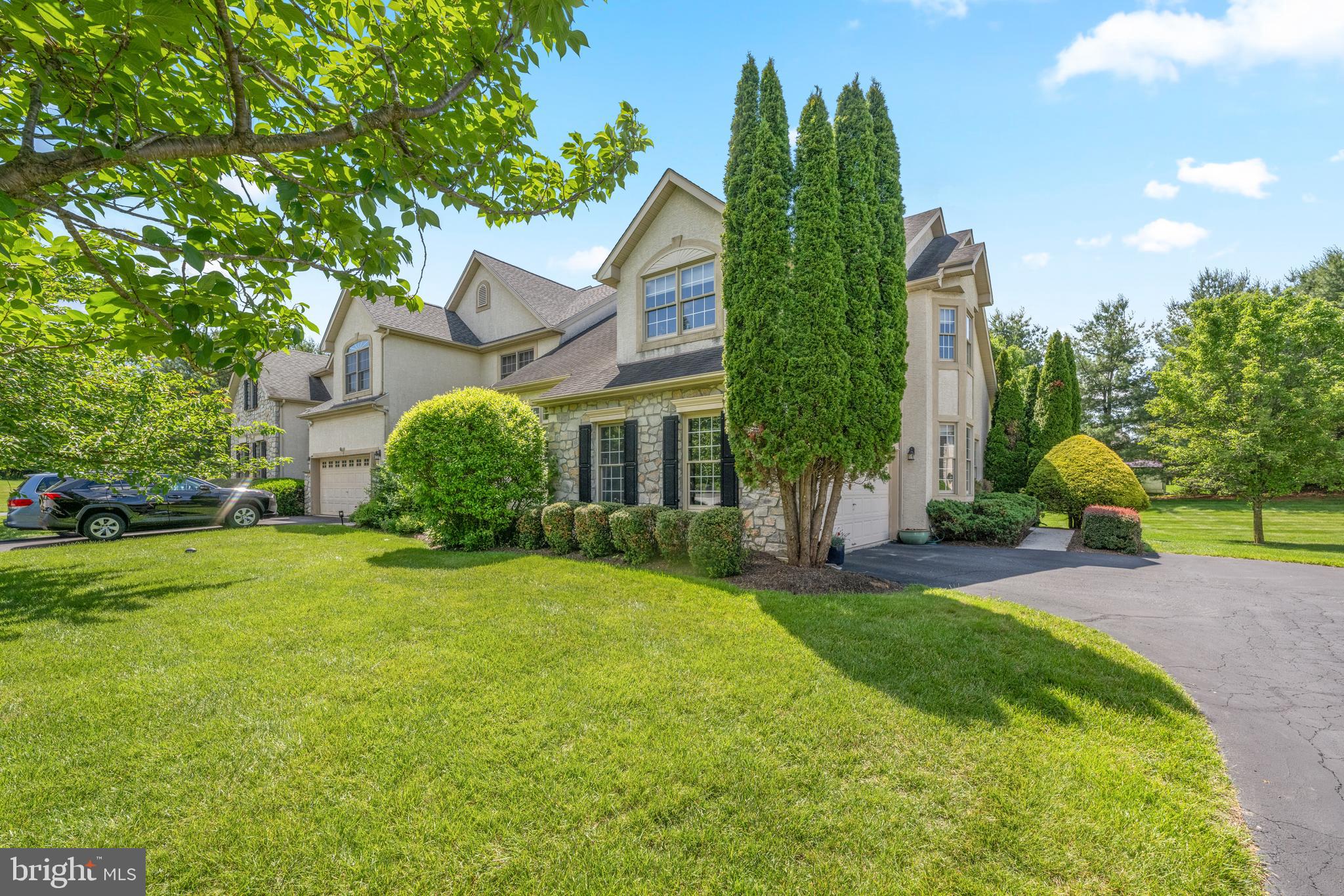 Welcome to 7 Elliston Court, a beautifully maintained end-unit townhome on a cul-de-sac within the highly sought-after community of The Chase at Malvern Hunt and located in the award-winning Great Valley School District. This 3 BD (1 En-suite BD in the basement) and 3.5 BA townhome was thoughtfully designed with both comfort and functionality in mind, including a first-floor primary suite. This exceptional home offers an effortless blend of timeless style, spacious living, and everyday convenience where HOA fees cover your snow removal and landscaping!
Step inside to a dramatic two-story foyer filled with natural light, setting the tone for the warm and inviting spaces throughout. The open-concept main level is ideal for both entertaining and everyday living, featuring a spacious living room and elegant dining area that lead into a beautifully appointed kitchen with soaring ceilings and designed to be the true heart of the home. Rich hardwood flooring flows throughout the first floor, enhancing the home’s sophisticated yet welcoming feel.
Just off the main living area, the expansive first-floor primary suite offers a private retreat complete with a high ceiling, three closets, and a luxurious en-suite bath featuring a dual vanity, soaking tub, and separate stall shower. The convenience of first-floor living continues with a dedicated laundry room offering additional storage, as well as direct access to the attached two-car garage.
Upstairs, you’ll find a generously sized second bedroom, a spacious loft area ideal for a sitting room/den or the creation of another bedroom, an office and a full hall bathroom — creating the perfect setup for guests or flexible everyday living.
The partially finished lower level expands the home’s versatility even further, offering a comfortable recreation and media area along with an additional en-suite bedroom and full bath — ideal for overnight guests, extended family, or private living quarters.
Beyond the home itself, residents of The Chase at Malvern Hunt enjoy a lifestyle defined by convenience and connectivity. The scenic community with 50 acres of open space includes two playgrounds, four tennis and pickle ball courts, wetlands and ponds. Ideally situated near Route 30, Route 100, and the Pennsylvania Turnpike, commuting is seamless with easy access to Malvern, Exton, King of Prussia, and Center City Philadelphia. SEPTA regional rail service nearby also makes travel throughout the Main Line and beyond exceptionally convenient.
Surrounded by some of Chester County’s best shopping, dining, and recreation, you’ll enjoy close proximity to Wegmans, Whole Foods, charming local boutiques, parks, golf courses, and the vibrant shops and restaurants of downtown Malvern. Combining low-maintenance living with an unbeatable location, 7 Elliston Court offers the perfect opportunity to enjoy comfort, elegance, and community in one exceptional home.