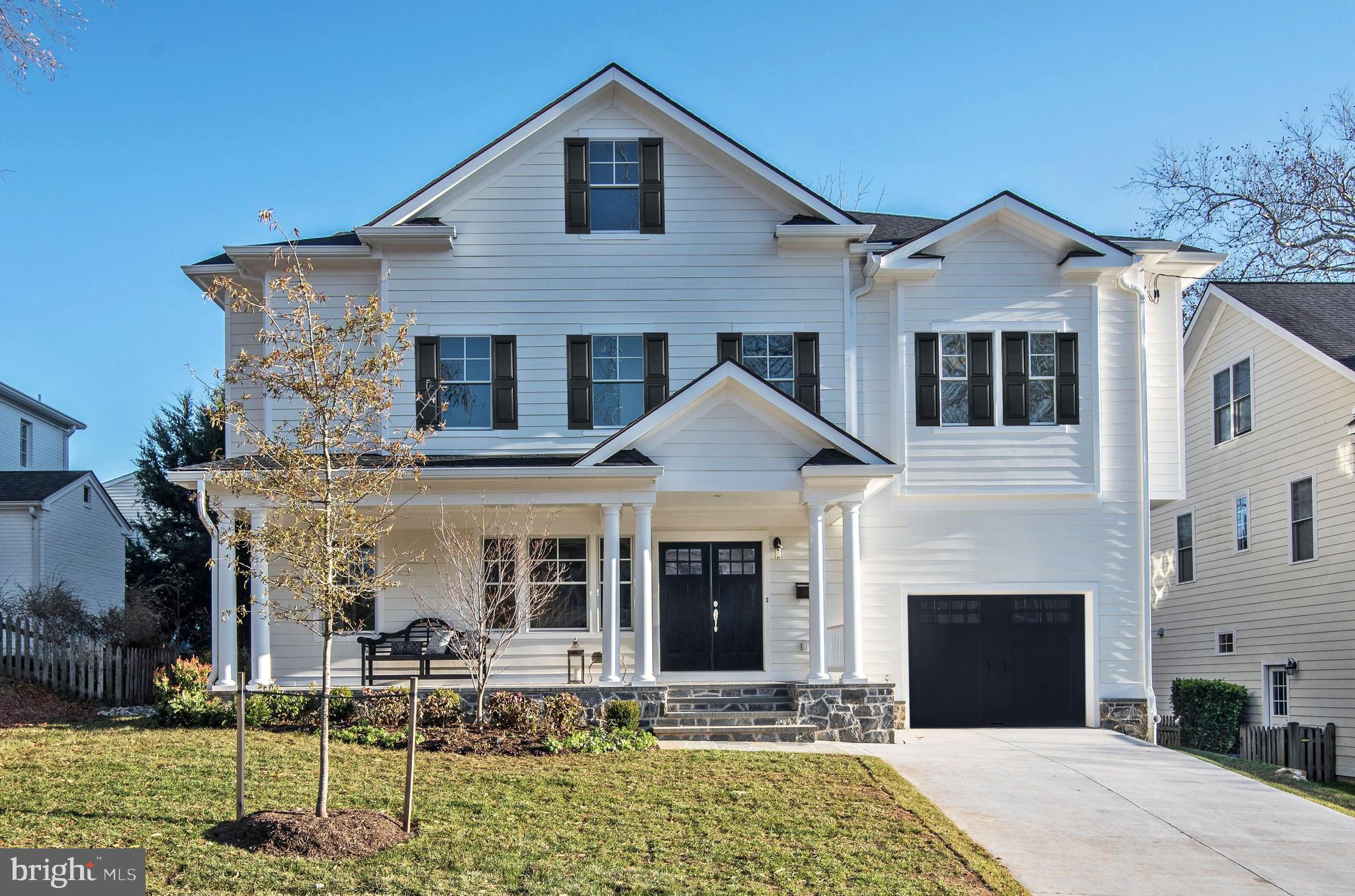 MEET THE BUILDER event 3/10 3-5pm! Exceptional New Price for Singular Home near METRO! Gorgeous top-to-bottom....Ideal circular flow  with Gourmet KITCHEN (features Subzero/Wolf/Bosch appliances) with Island, stunning counters/backsplash, open to FAMILY ROOM & BREAKFAST AREA, four Bedrooms on 2nd Level, fully finished LL w bedroom and bath, old growth engineered Hardwoods throughout, marble baths, attached garage with mudroom, nice front porch and rear terrace, greenspace and smartly landscaped!  Approx 4300 sq.  ft. of interior space.  Easy to show. By Appointment.