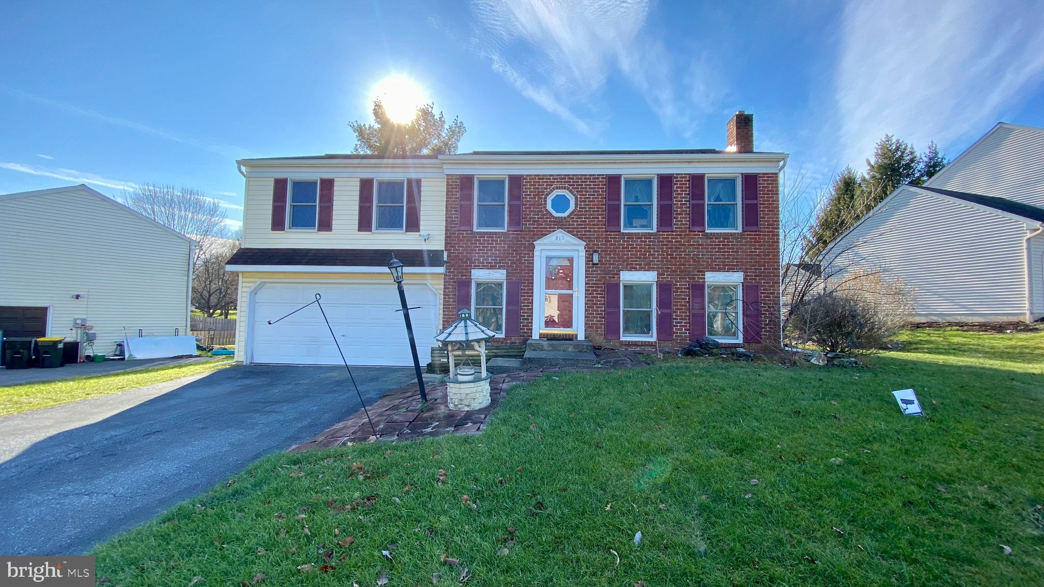 Super location close to Downtown Lititz! Welcome to 317 Coventry Lane in Beautiful Lititiz Pa!  A short trip to downtown Lititiz, wonderful dining opportunities,  everything this wonderful town has to offer. This Bilevel home is situated on a quiet side street with 3 bedrooms, 2 car attached carage, nice level yard, newer deck, updated windows and public water, public sewer.  Newer-Roof, gutters, skylites, 2017 New Andersen high efficiency replacement windows, 2017 New Anderson Patio door, 2017 New Deck, 2017 New Front door, 2022 New garage door opener, 3/2022 New water softner, 5/2023 New water heater, Heating and A/C replacement 2011.   The lower level family room has sliders to the rear yard and a brick fireplace.  Beautiful neighborhood with quiet streets and sidewalks.