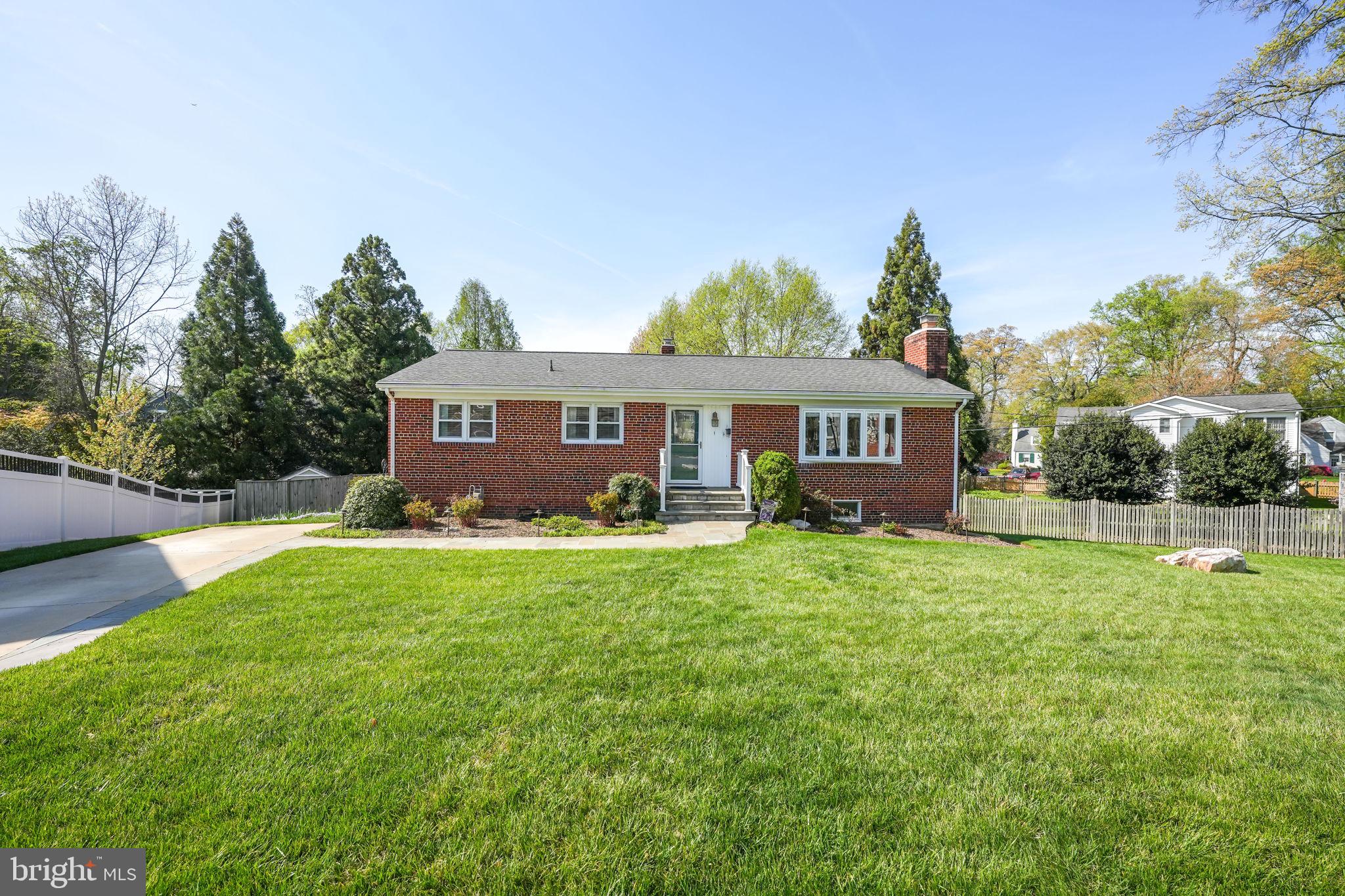 Welcome to this brick rambler home nestled in a quiet cul-de-sac. This charming residence offers an inviting blend of comfort and style, featuring three spacious bedrooms and three well-appointed bathrooms.

Step inside to discover hardwood floors that add warmth and elegance throughout the main living areas. The living room is highlighted by a cozy fireplace, perfect for relaxing evenings. The kitchen is a delight ensuring meal preparations are a breeze. Enjoy your morning coffee or a nice evening on the enclosed patio. 

The full basement provides abundant storage space, additional living areas, a den with an extra large closet, and a full bathroom. Outside, the backyard oasis awaits ideal for entertaining or unwinding on warm summer days.

Situated in the McLean High School pyramid, and close to all the major highways - 66, 495, 267, Route 7, Arlington Blvd. Close to both East Falls Church and West Falls Church metro stations (Silver and Orange lines). 

This property offers convenient access to an array of dining, shopping, and entertainment options off W Broad St with all the neighborhood coffee shops, award wining restaurants, shops, and Tysons Corner Mall! 

Great for a home buyer looking to get into the McLean HS district or a builder eager for the lot!

2025 Water Heater
2017 Roof

*Car charger and Washer & Dryer do not convey.*
Buried pool in the backyard. 
Rent back until August 31, 2025 preferred.
Window unit in primary bedrooms is for owner's comfort only. Central A/C throughout the house.