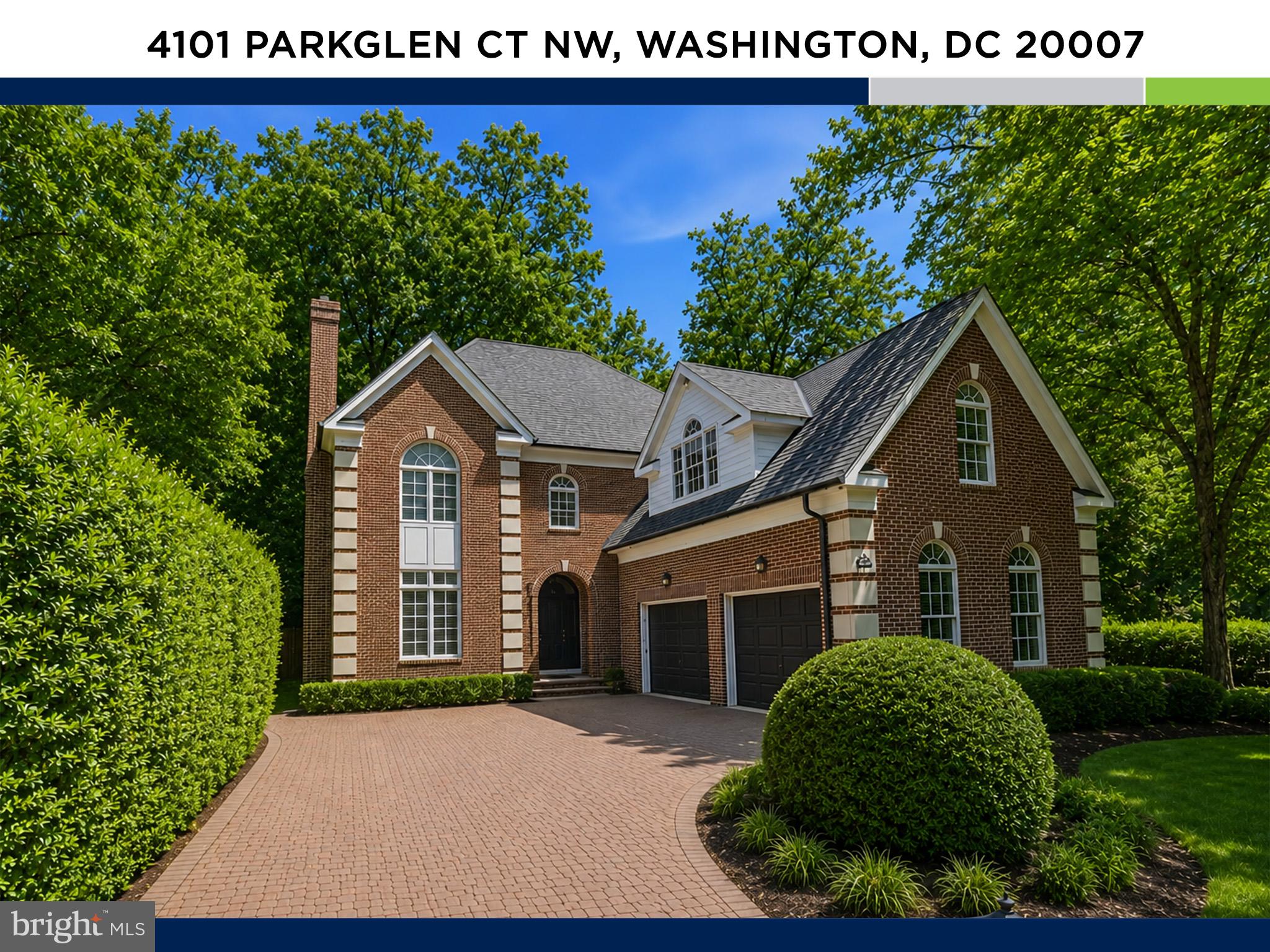 Welcome to 4101 Parkglen Court NW, a rarely available all-brick estate nestled within the prestigious neighborhood of Hillandale, one of Washington, D.C.’s most exclusive residential enclaves and the only gated community with 24-hour security in the District. Recognized by Forbes as one of the nine best gated communities in America, Hillandale offers a level of privacy, security, and prestige that is simply unmatched. Set within a secluded 42-acre community surrounded by the natural beauty of Glover-Archbold Park, this extraordinary neighborhood was thoughtfully designed to provide a tranquil retreat just moments from Georgetown, Embassy Row, Dupont Circle, and the very best of city living.
Spanning an impressive 6,181 square feet, this distinguished residence blends timeless architecture with refined modern luxury. A stately all-brick façade, elegant stone paver driveway, and exquisite millwork create an unforgettable first impression. Inside, soaring ceilings, expansive entertaining spaces, rich hardwood flooring, and meticulous architectural details evoke the grandeur of a classic estate while offering the comfort and functionality expected in today's luxury market.
Designed for both grand-scale entertaining and intimate gatherings, the home features four gas-burning fireplaces, creating warmth and ambiance throughout the residence. The chef’s kitchen serves as the heart of the home, showcasing stunning Calacatta countertops, a porcelain tile backsplash, custom white cabinetry, brass accents, and an oversized center island that invites conversation and connection. A cozy fireplace adds character and charm, while seamless access to the formal dining and living rooms makes hosting effortless.
The elegant living room is a true showpiece, highlighted by a beautiful fireplace, custom built-in bookshelves, and dramatic Palladian windows that flood the space with natural light. A French door opens directly to the beautiful flagstone patio, extending the living space outdoors with ease.
The thoughtfully designed floor plan offers exceptional scale and livability. Upstairs, four spacious bedroom suites are accompanied by four full bathrooms and expansive walk-in closets. Occupying the entire eastern wing of the home, the magnificent primary suite serves as a private sanctuary complete with custom built-ins, hardwood flooring, a gas fireplace, and a luxurious spa-inspired bath. The oversized primary bath features a steam shower, dual water closets, dual walk-in closets, additional storage, a large double vanity, and a soaking tub designed for ultimate relaxation.
The lower level is equally impressive, offering a custom built-in bar, theater room, extensive built-ins, laundry room, bonus room ideal as a fifth bedroom or home office, full bathroom, and a large storage room. Whether hosting movie nights, entertaining guests, or creating a private retreat, this level offers endless possibilities.
Outside, the fully fenced stone paver terrace provides the perfect setting for elegant al fresco dining and entertaining. The terraced yard offers both beauty and functionality, with an upper-level shaded lawn ideal for pets, play, or quiet relaxation beneath mature trees. A spacious two-car garage with additional storage completes this remarkable offering.
Residents of Hillandale enjoy an unparalleled collection of amenities, including 24-hour gated security, a heated swimming pool, tennis courts, clubhouse, playground, and an active social calendar that fosters a true sense of community. This highly esteemed and historic neighborhood is more than simply a place to live—it is a lifestyle defined by elegance, privacy, and convenience.
Few homes in Washington offer the rare combination of estate-scale living, resort-style amenities, and a premier in-town location. 4101 Parkglen Court NW delivers all the advantages of city living while preserving the exclusivity, serenity, and luxury that discerning buyers seek but rarely find.