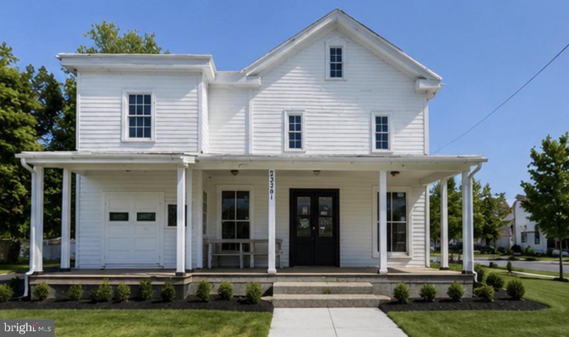 Own a piece of Clarksburg history and transform this architecturally charming property into the home, live/work space, or creative retreat you've always envisioned. Ideally situated in the heart of Clarksburg's growing commercial and residential corridor, this unique property offers exceptional character, flexibility, and opportunity.

Inside, you'll find soaring ceilings, oversized windows that fill the space with natural light, and historic architectural details that create an atmosphere impossible to duplicate in modern construction. The expansive floor plan provides ample room for customization, whether you're seeking a distinctive residence, home office, studio, or live/work environment.

Please note: some pictures are AI Generated - Personal effects and construction equipment will be removed from property

As a condition of sale, the seller will construct a kitchen and dedicated laundry area, creating the framework for comfortable residential living. The seller may also be willing to assist with additional remodeling and build-out options, providing buyers with a unique opportunity to personalize the space to their needs.

The property has already benefited from significant infrastructure improvements, including updated electrical service, modern HVAC systems, and a commercial three-basin sink and grease trap. Public water and sewer service further enhance the property's practicality and long-term value.

The main level offers a spacious open-concept area with tremendous potential for entertaining, creative use, or home-based business operations. Upstairs, you'll find multiple private rooms, an updated full bathroom, and additional flexible living space. The layout lends itself well to a variety of residential configurations while preserving the building's historic charm.

Located directly on Frederick Road, the property enjoys excellent visibility and accessibility. Parking is immediately in front of the property, with additional parking options available.

Whether you're looking to create a truly unique residence, establish a live/work lifestyle, or invest in a property with character and potential, this historic Clarksburg gem presents a rare opportunity to bring your vision to life in one of Montgomery County's most desirable growth markets.