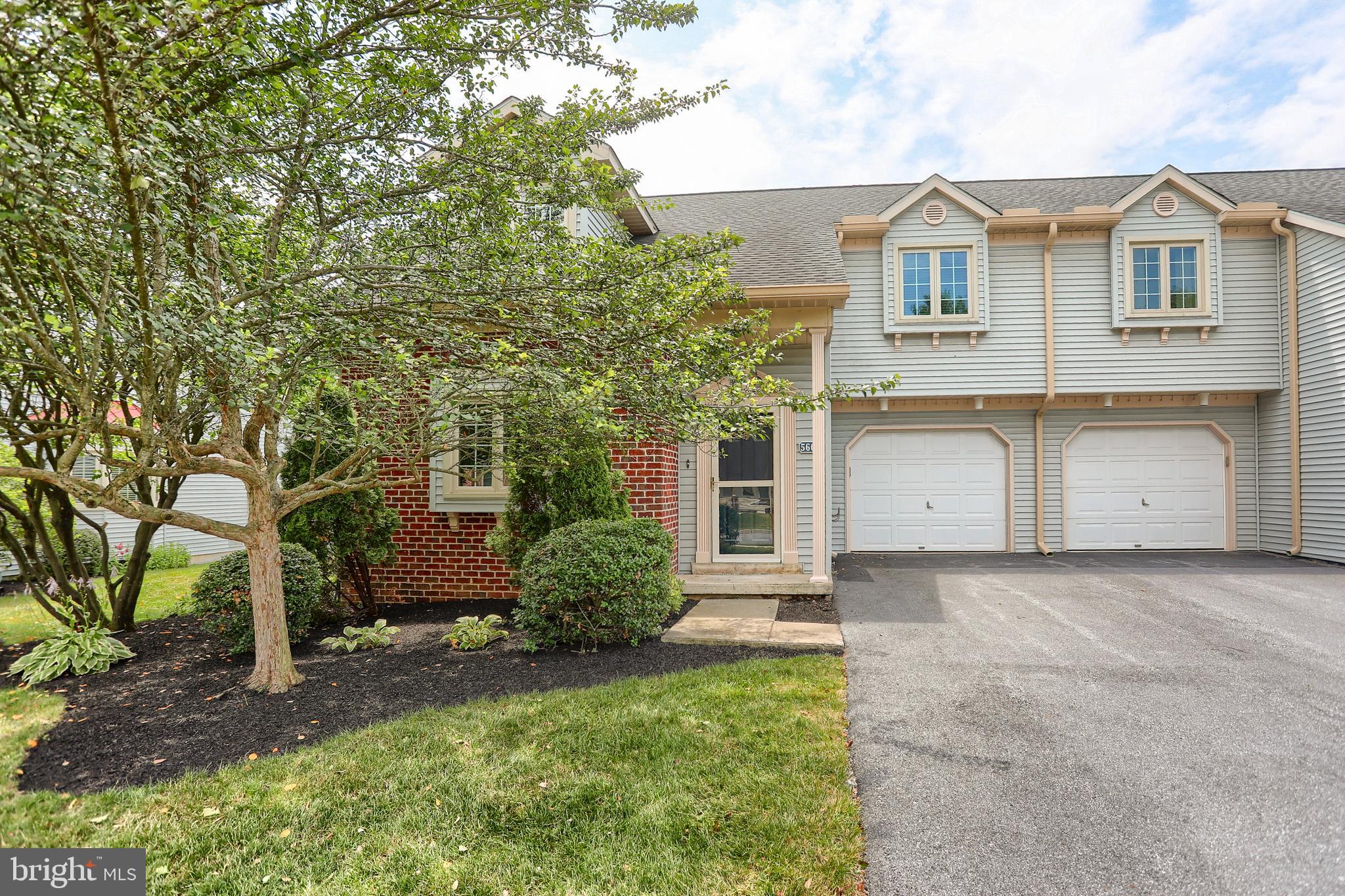 Beautifully refreshed and truly move-in ready, this twin home in the desirable Village of Moreland offers the perfect blend of comfort, convenience, and low-maintenance living. Fresh paint throughout, new LVP flooring on the main level, new carpet on the stairs and second floor, updated bathroom flooring, and freshly stained deck mean you can simply unpack and enjoy.

Upstairs, both bedrooms feature their own en suite bathrooms, offering comfort and privacy, while details like crown molding, updated closets, and a finished garage with epoxy flooring add even more value.

The HOA takes care of lawn maintenance, snow removal, and exterior home maintenance, making it easy to spend less time on upkeep and more time enjoying your home and surroundings. Tucked away on a quiet street, yet just minutes from Legacy Park's shopping and restaurants as well as the charm of Downtown Mechanicsburg, you'll love having local favorites, community events, parks, and everyday conveniences right at your fingertips. Schedule your showing today!