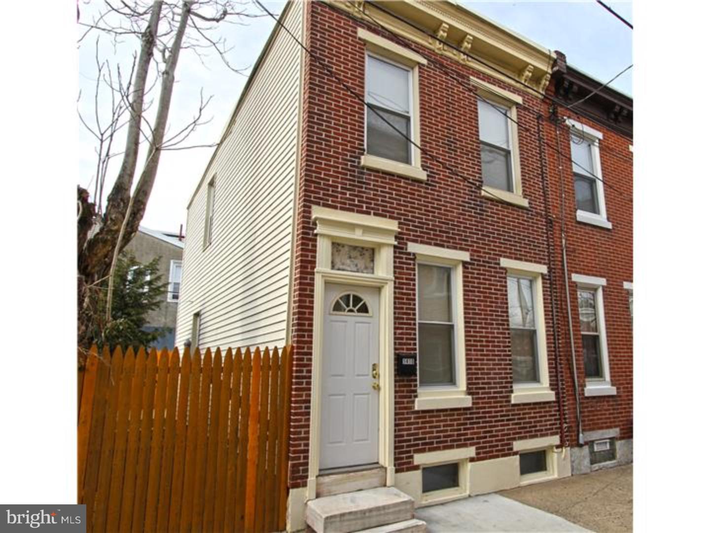 Welcome to this 2 bedroom Fishtown home that is as fresh and delightful as the name of the block it is on. 1410 Orange St has a ton of curb appeal as well. The features of this lovely home include a large rear deck and a bonus 6 foot side yard paved with brick and a raised landscaped garden area. Great for pets and the urban gardener. Enter in to the living room with new chocolate stained wood flooring in the living and dining rooms. The bright and sunny kitchen includes stainless steel appliances, a glass tile back splash and access to the large rear deck, convenient for out door grilling and entertaining. There is a large full unfinished basement with side by side washer and dryer and plenty of storage space. The upper floors have 2 large bedrooms with ceiling fans, recessed nooks for electronics or accent art, wall to wall new neutral carpets, and closet space. The hall bath is beautifully tiled with both floor tiles and subway accents throughout, a porcelain pedestal sink and a shower and tub combination. Located in the most desired part of Fishtown only 3 blocks from Frankford Ave. and 2 blocks from Girard Ave. 1 year home warranty provided with sale. We welcome your visit!