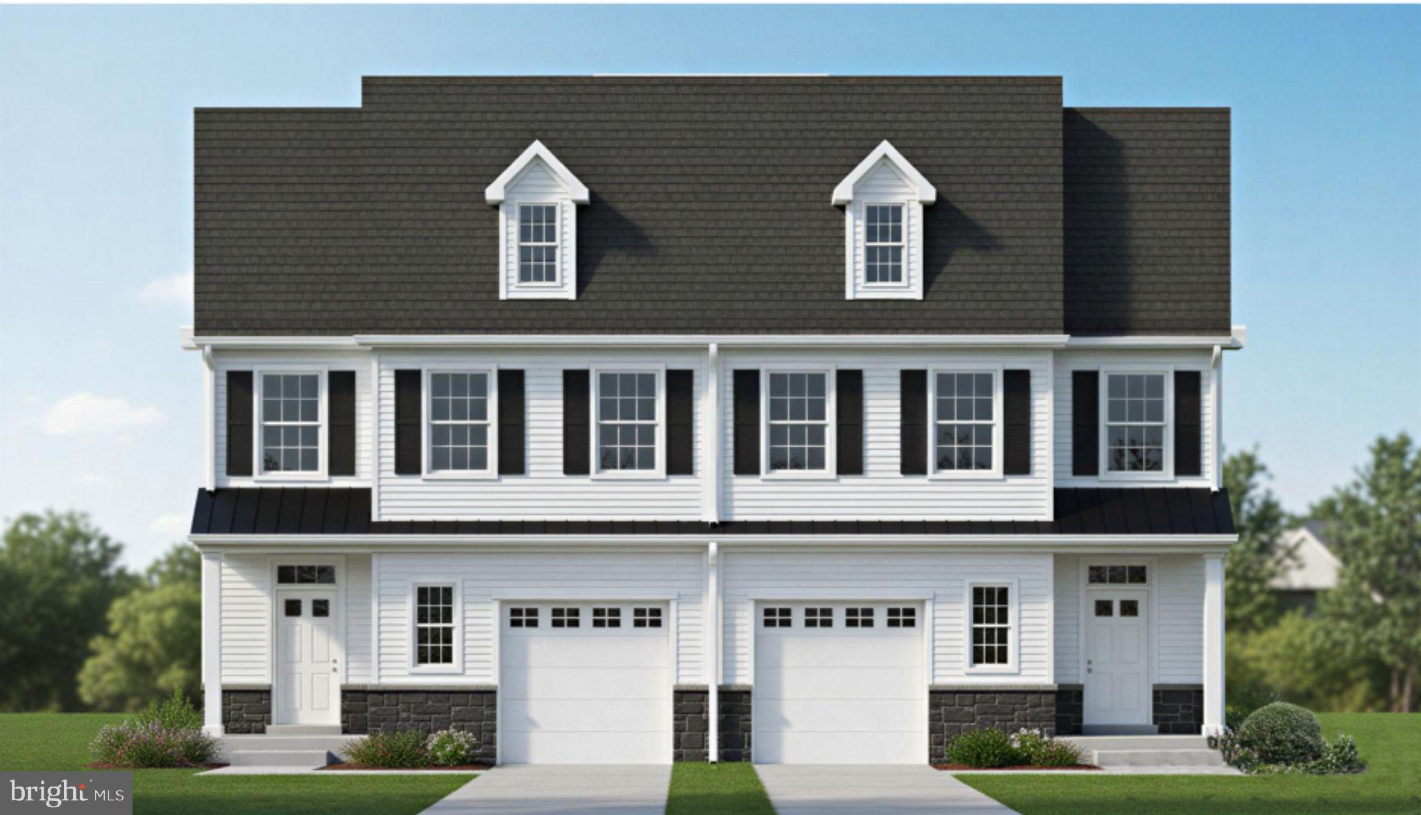 Nestled within the heart of New Britain Borough and located in the top-rated Central Bucks School District, these two luxury twin townhomes—crafted by Webb Building Group—offer an exceptional blend of refined design, modern comfort, and timeless craftsmanship.

Set on a flat, open lot just minutes from Doylestown, each residence delivers an elevated living experience with thoughtful detailing throughout.

Step inside to soaring 9' first-floor ceilings and a beautifully curated interior highlighted by Webb’s exclusive trim package, elegant hardware, and LVP flooring that seamlessly connects the main living spaces. The designer kitchen features 42" Century cabinetry with crown molding, granite countertops, GE stainless steel appliances, gas cooking, and Moen fixtures.

The open-concept layout flows effortlessly into the dining and living areas, with an optional designer gas fireplace adding warmth and architectural presence.

Upstairs, the primary suite impresses with dual closets—including a generous walk-in—alongside a spa-inspired bath with a glass shower enclosure, custom wood vanity, and tile finishes. Two additional bedrooms, a well-appointed hall bath, and a conveniently located second-floor laundry room complete the upper level.

Each home includes 3 bedrooms, 2.5 baths, a 1-car garage, and an unfinished basement with the opportunity to customize or expand future living space.

Exterior features include maintenance-free vinyl siding, architectural roof shingles, a covered front porch, and a designer garage door with opener. Energy-efficient construction—featuring 2x6 exterior walls, high-efficiency HVAC and Low-E windows—ensures long-term comfort and performance.

Onsite water, public sewer, propane gas, close to shopping, dining, parks, and transportation, these residences represent a rare opportunity to own new construction in a cozy borough.

Built with integrity, designed with intention, and delivered with the quality Webb Building Group is known for—these homes exemplify elevated living in Central Bucks School District.
