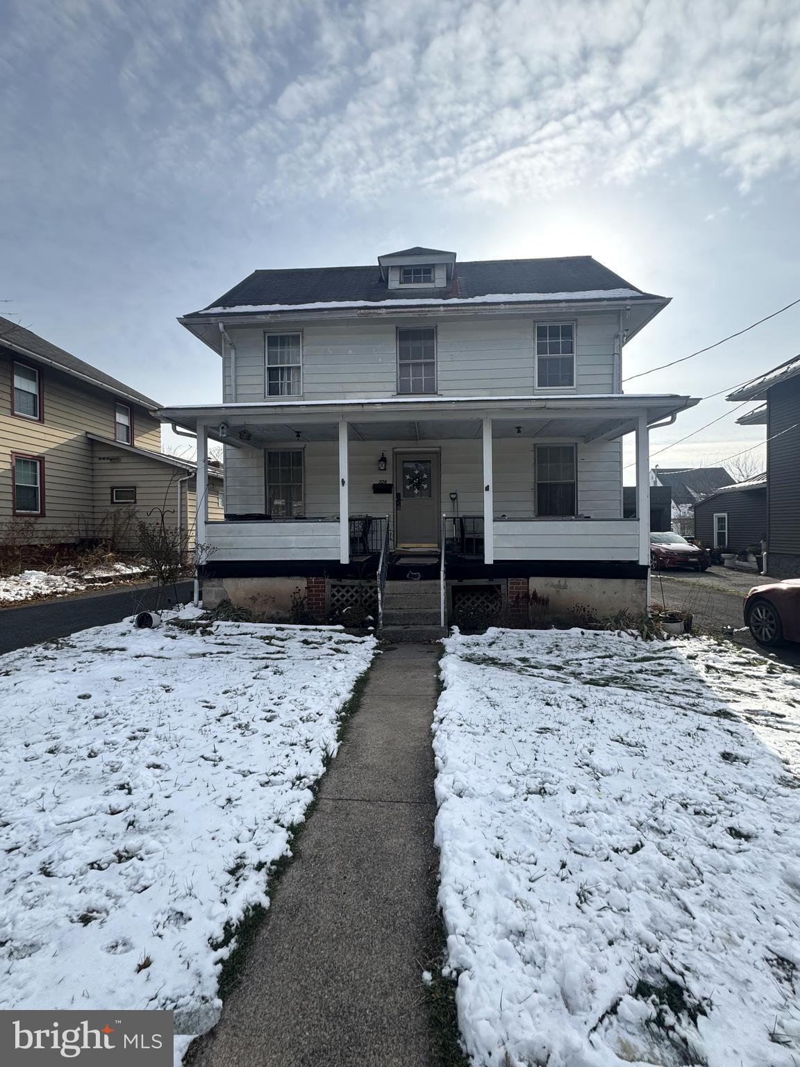 Step right into this beautiful 2 story home in the heart of Burnham. This home is well cared for and features a large living room, separate sitting room or office space, big kitchen with a separate pantry with laundry, a dinning room, & first floor full bathroom. The 2nd floor boosts 4 big bedrooms and a full bathroom, lots of storage space in the attic and basement. The home has a large covered front porch, & rear porch, small yard for low maintenance. Easy living in a great area. Forced are heating, updated electrical, & fresh updates throughout.