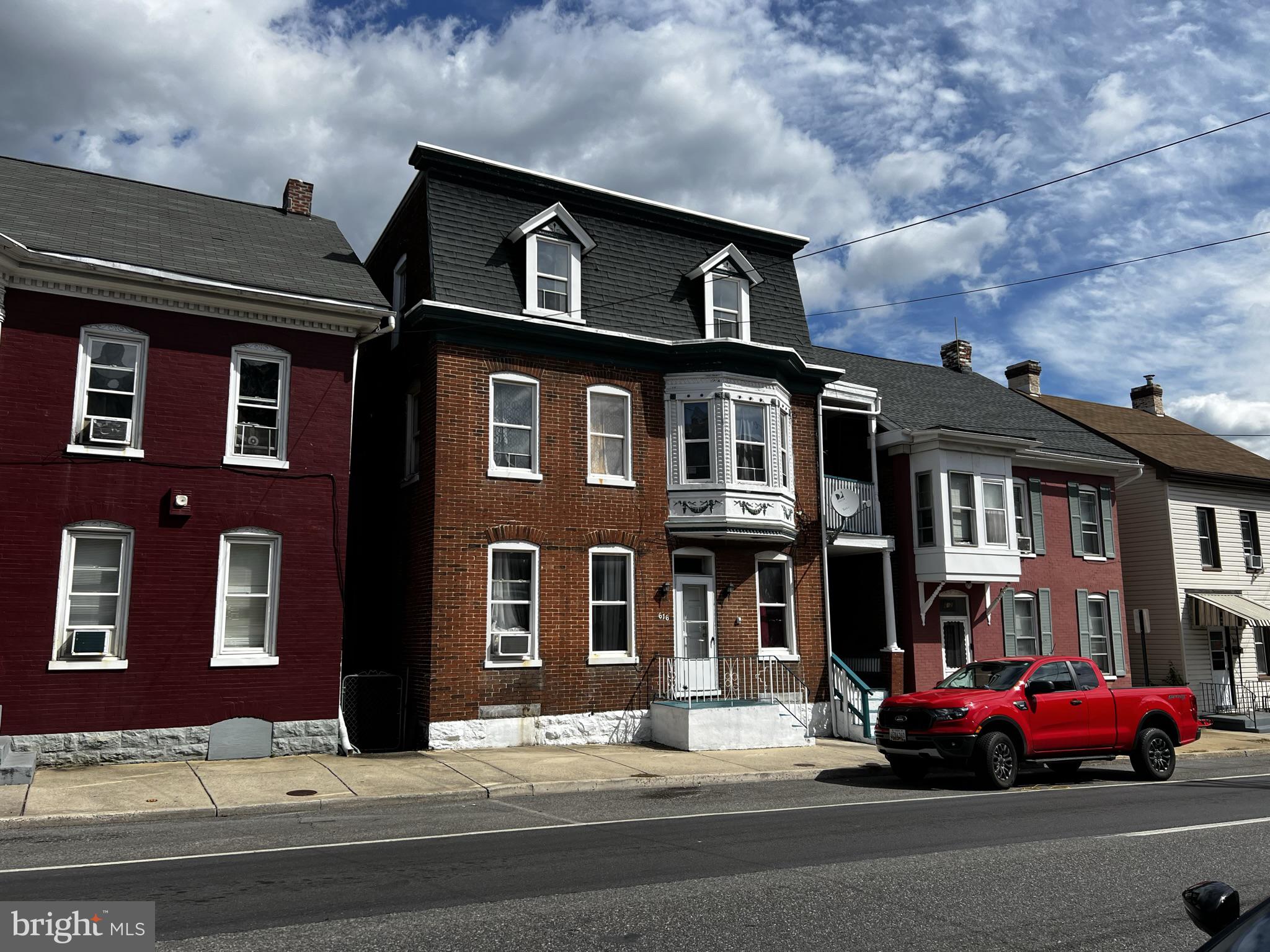 Fully Rented Triplex | $3,175 Monthly Income | Hagerstown

Solid brick three-unit property located at 616 W Franklin Street, delivering immediate and stable cash flow. The asset is fully occupied and generates $3,175 per month in gross rental income, totaling $38,100 annually.

The property consists of three 2-bedroom, 1-bath units, each with private parking. All units are separately metered for electric and feature baseboard heating, keeping utility costs with the tenants and providing a clean, predictable expense structure.

This is a true plug-and-play investment. Take over and continue collecting consistent income from day one. The building offers durable construction, functional layouts, and strong long-term rental demand in an established Hagerstown location, just minutes from I-70, I-81, and downtown amenities.

Stabilized multifamily assets with separate utilities and reliable income streams continue to perform well in Washington County. Whether you are expanding your portfolio or entering the multifamily space, this is a straightforward, income-producing property with proven performance.
