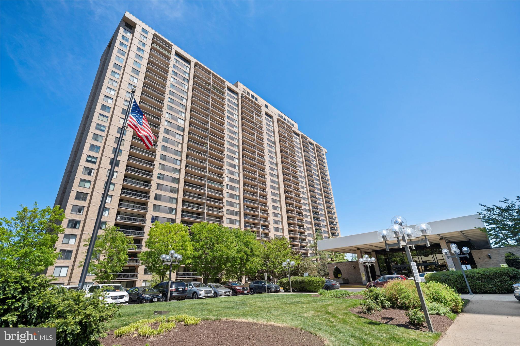 Enjoy panoramic city views from your private 15th-floor balcony in the heart of Northern Virginia. This residence is move-in ready and features several major system upgrades, including a brand-new electric panel (2026), new convectors (2026), and a freshly installed gas stove and microwave (2026). The unit is freshly painted and already boasts water-resistant Luxury LVP flooring (2025), new doors (2025), and a modern in-unit washer/dryer (2024). Situated in the historic Bailey’s Crossroads section of Falls Church, Skyline Plaza offers a "total living environment" where all-inclusive condo fees cover your gas, water, and electricity. Enjoy a seamless lifestyle with access to premium community amenities, including a 24-hour concierge, an on-site convenience store, and a beauty salon.

This prime location is just 4 miles from the Pentagon and minutes from Amazon HQ2 and DC, with direct access to I-395 and frequent Metrobus service right from the lobby. You are also within walking distance to the Gateway Alexandria development, anchored by Harris Teeter, and the vibrant shops and restaurants of Shirlington. Experience a seamless blend of convenience and serene surroundings!