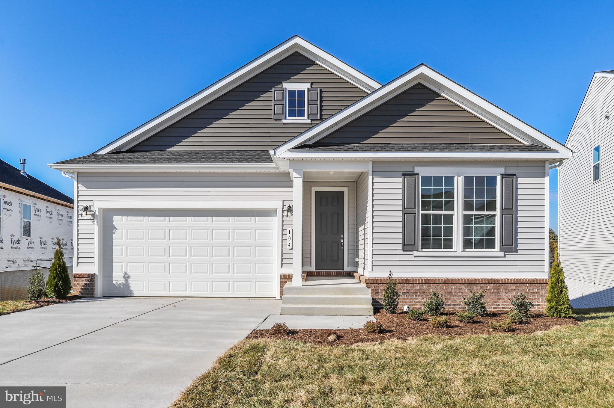 ASK ABOUT SPECIAL FINANCING! This Onyx by Richmond American Homes is ready for move-in! Enjoy main floor living in this inspired ranch floorplan! At the front of the home, you’ll find two bedrooms flanking a full bath. Toward the back, there’s a well-appointed kitchen nestled between an elegant dining room and generous great room. A tech center provides added convenience! For outdoor entertainment, there's a covered deck overlooking the private backyard. The laundry is located near the owner's bedroom, which has a large walk-in closet and a private bath. The unfinished walkout basement provides additional room to grow! Middletown Place is conveniently located just 15 minutes from Winchester and is a must see for house hunters in the Shenandoah Valley! Located directly off Valley Pike, residents will enjoy easy access to I-81 and I-66, as well as shopping and dining options throughout Frederick County. The outdoor recreation options are endless, Allegany and Blue Ridge Mountains, Shenandoah River are just a few! Model is OPEN but visitors are encouraged to call ahead to be guaranteed a dedicated appointment.