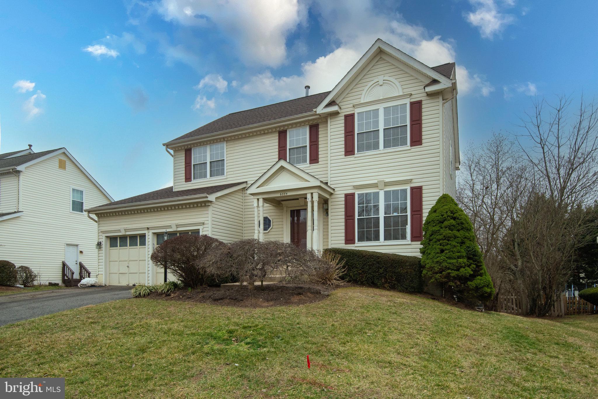 You will not want to miss this amazing opportunity in Greenhill Crossing on a quarter acre lot. This home features 4 bedrooms and 3 full baths and one half bath. Main level features living room, dining room, kitchen, family room with gas fireplace and half  bath. Walk out from family room on to deck perfect for entertaining. Upper level features 4 bedrooms and 2 full baths and laundry room. Fully finished walk out lower level with large family room, large storage room, wet bar and full bath. 2 car garage and plenty of street parking. Low HOA includes pool and clubhouse. Fully fenced rear yard. Roof 6 years old. HVAC 2 years old. Close to all the great shopping and restaurants Haymarket has to offer. Home needs paint, flooring and cosmetic updates. Sold As IS. Come fall in love.