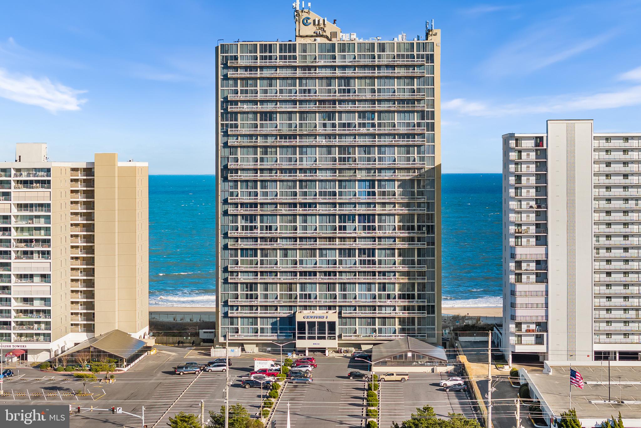 Rare Layout & Stunning 2 bedroom -3 balcony located in Century 1 Building-enjoy 2 story level with Entry into 2nd floor - on lower level there is a spacious Living room overlooking Direct Waterfront and guest room facing bay and private bath. Large and Clean Galley kitchen is convenient on this level with sit in area for dining! The Primary bedroom has a balcony facing the Ocean on its own private level. Floor to Ceiling windows, Huge Balcony on 14th Level for AMAZING PANORAMIC VIEWS! Watch the Sunset and the Sunrise in this Spectacular Unit!   Pool, Exercise Room , Parking, Security, Elegant Lobby and Sundeck! Don't miss this furnished-Move In Ready 14th Floor Unit.