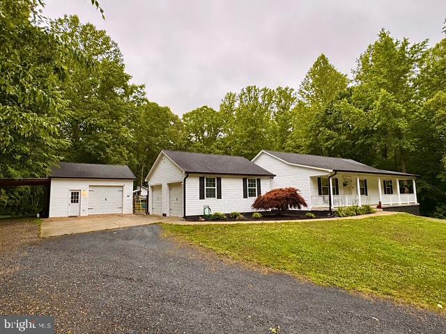 Step into seclusion! Rambler with full finished basement on over 3 acres and NO HOA!
Large deck and fully fenced yard complete with your own chicken coop perfect for the budding farmer.  New stainless steel appliances.  Completely move in ready.  Private drive and
surrounded by mature trees.