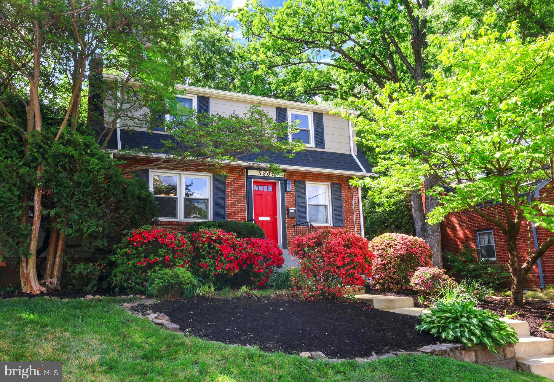 Welcome to this lovingly maintained home located in the highly sought-after Town of Cheverly. This stunning, expanded Colonial has been nearly doubled in size with a well-executed 2-story addition, and offers over 2,600 square feet of comfortable living space. The heart of the home is the open-concept kitchen, featuring granite countertops and a large, inviting island that opens directly to the family room. Expansive rear windows looking out over the backyard flood this space with natural light, making it a dream for cooking, hosting, and relaxing. Adjacent to the kitchen is a formal dining room that comfortably seats 12 or more. Living space is abundant in this home with an elegant living room in the front for greeting and entertaining, and a spacious, more private, recreation area in the back. The main floor is rounded out with a spacious and useful pantry / storage room and a powder room. Upstairs, you'll find 4 well-appointed bedrooms and 2 full bathrooms. The original hardwood floors and doors have been lovingly refinished and accent the bright and modern feel of the bedrooms with their recessed lighting and stylish ceiling fans. The front bedrooms were completely remodeled down to the studs in 2024 and now have all new electrical and high speed internet. The primary bedroom boasts an ensuite bathroom and a spacious walk-in closet, offering ample storage. The finished full basement provides additional space for both recreation and storage. Step outside to enjoy the spacious fenced backyard, complete with a deck and barbecue area, perfect for relaxing or entertaining. Other updates include a new roof (2024), refinished hardwood floors, fully renovated full bathroom upstairs (2023), updated main floor powder room (2024), new electrical upstairs and wired with cat6e for fast Internet. Very conveniently located - just a 10-min walk to Cheverly Metro (Orange Line), and quick access to 295 and Rt. 50 — easy shot to DC, Baltimore, and Annapolis.