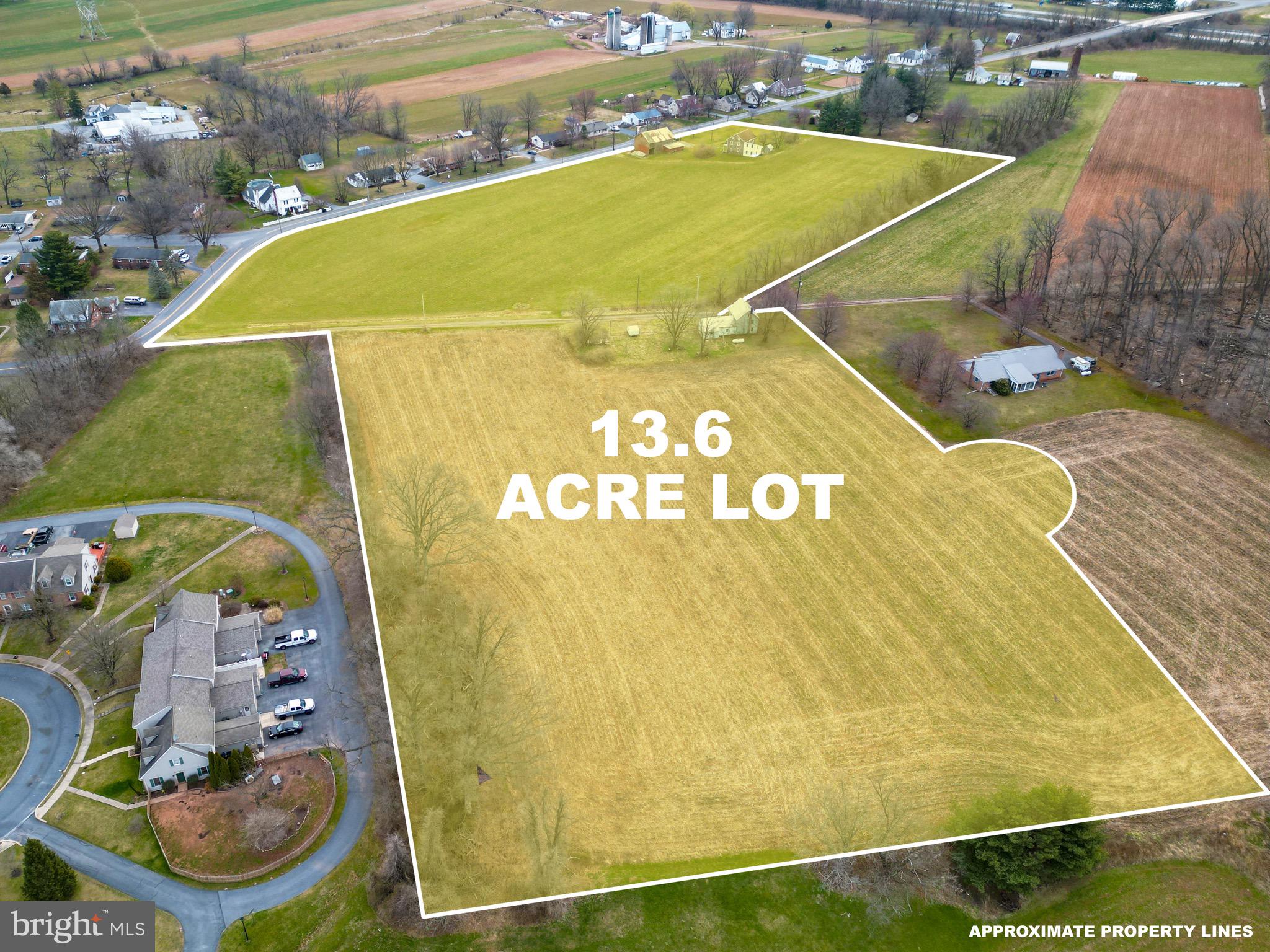 Acreage with 1875 Farm House & Barn in poor repair. Prime land for Sub-Division. Public Water & Sewer are on property and all along road frontage.   Just 1.5 miles to PA Turnpike Reading/Lancaster  interchange.