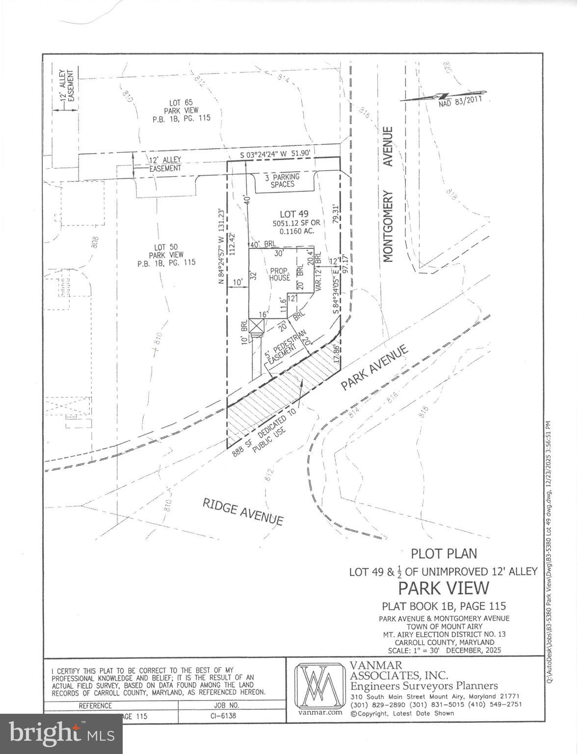 3 Building Lots for Sale in the Town of Mount Airy. Buy one or all three. Public Water & Sewer. Owner Financing Available. Awesome location across from Wildwood Park with quick access to commuter routes, shopping & more. Perfect for row-house style two-story with a comfy front porch to have a front row seat to all of Mount Airy's parades! Bring your own builder or we can introduce you to one.