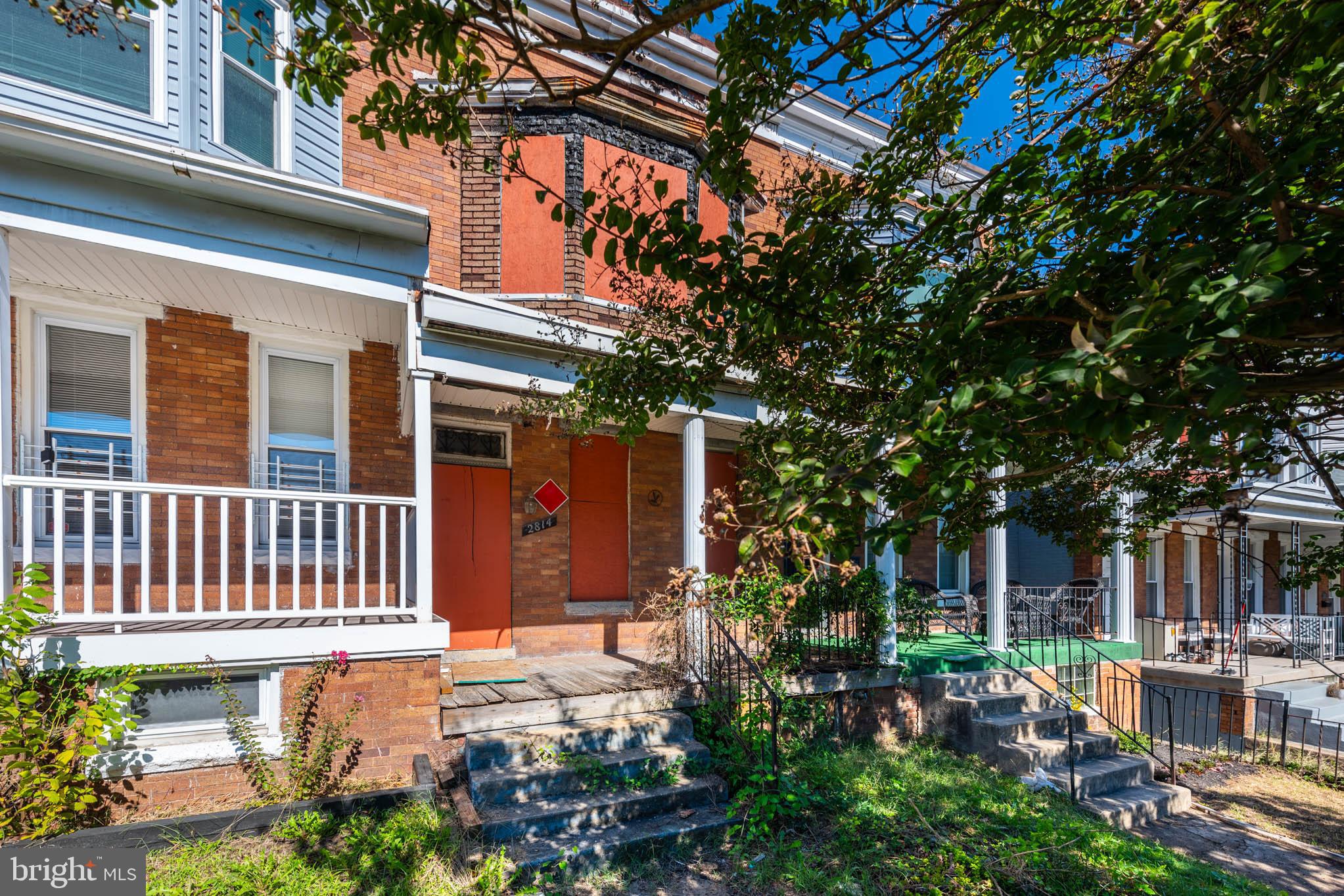 PROPERTY IS A BURNT OUT SHELL THAT'S READY FOR YOUR RENOVATIONS!  Centrally located close to Coppin State, Gwynn Falls Park, Mondawmin Mall, & Druid Hill Park! Sold As-Is!